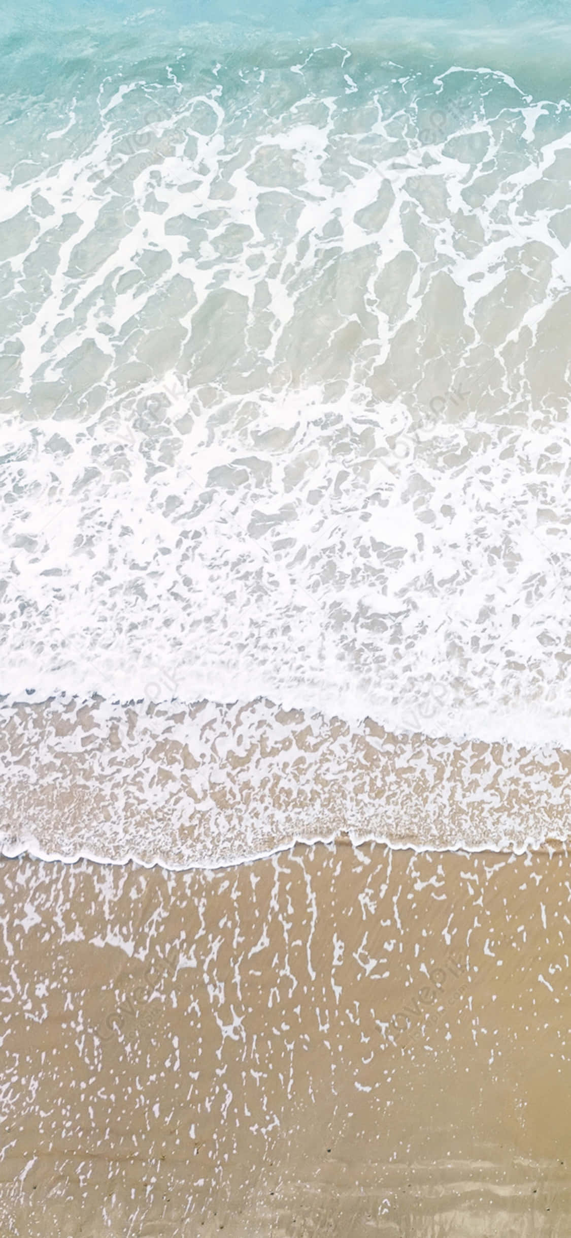 Fondo de pantalla cautivador para iPhone X que captura un formato de playa emocionante Fondos de pantalla