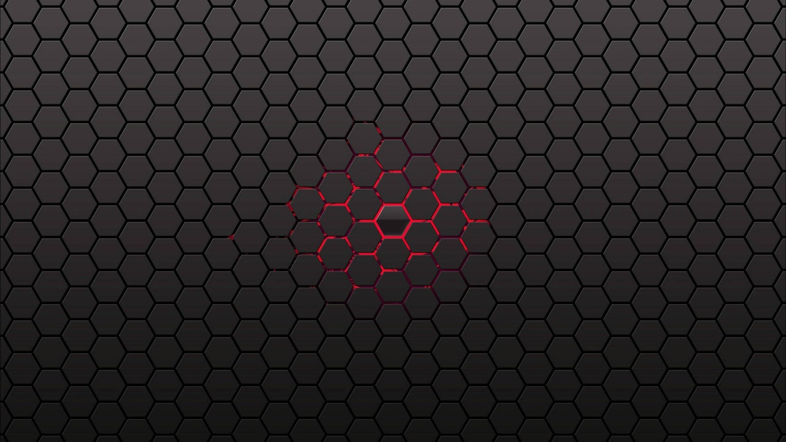Fondo de Pantalla con Patrón de Hexágonos Grises Fondos de pantalla