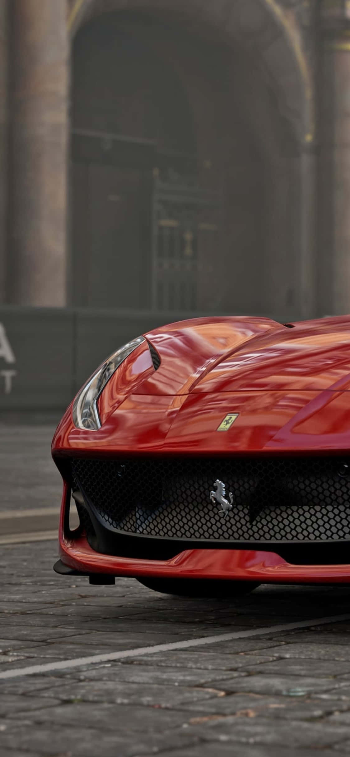 Fondo Rojo Ferrari iPhone X Forza Motorsport 7 Fondos de pantalla