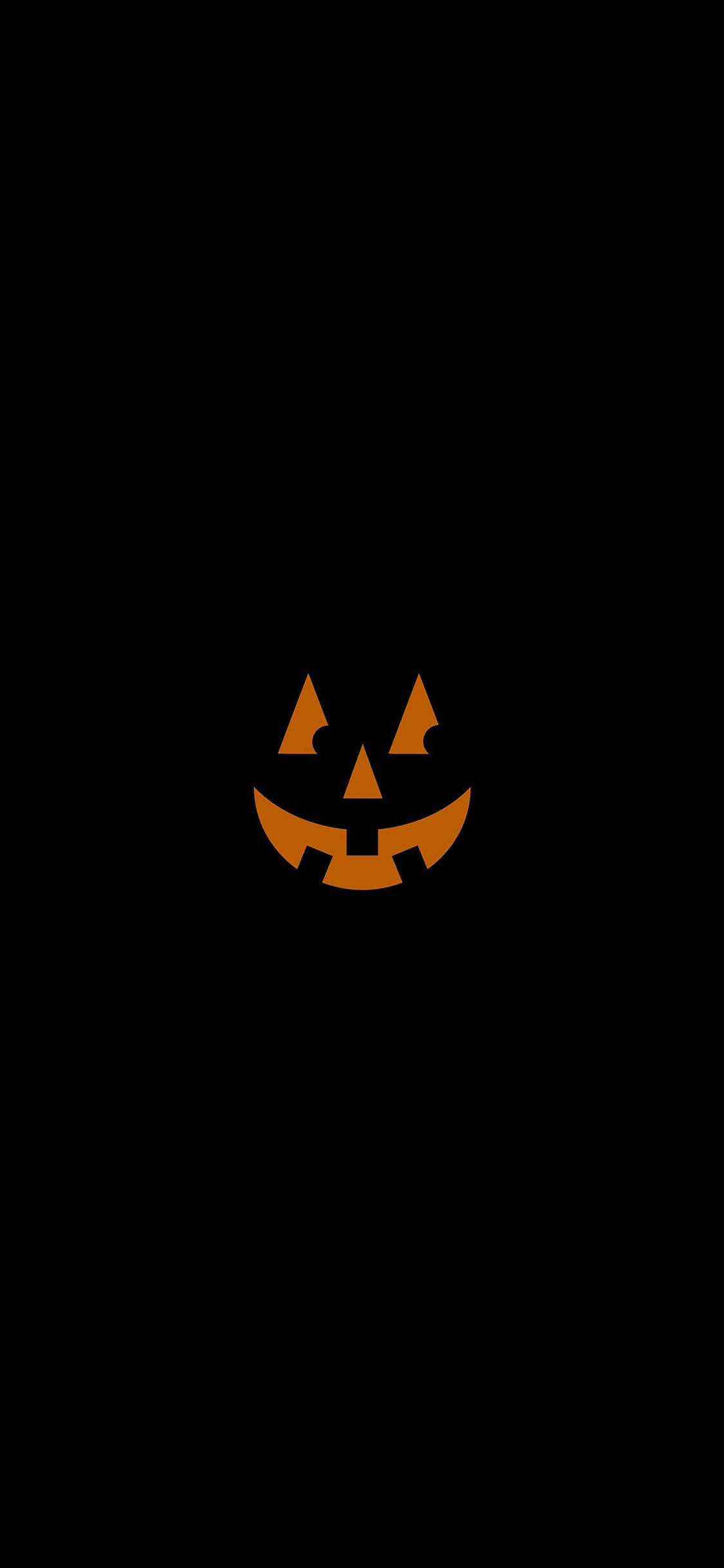 Fondo de Pantalla de Halloween con Calabaza Sonriente para iPhone Fondos de pantalla