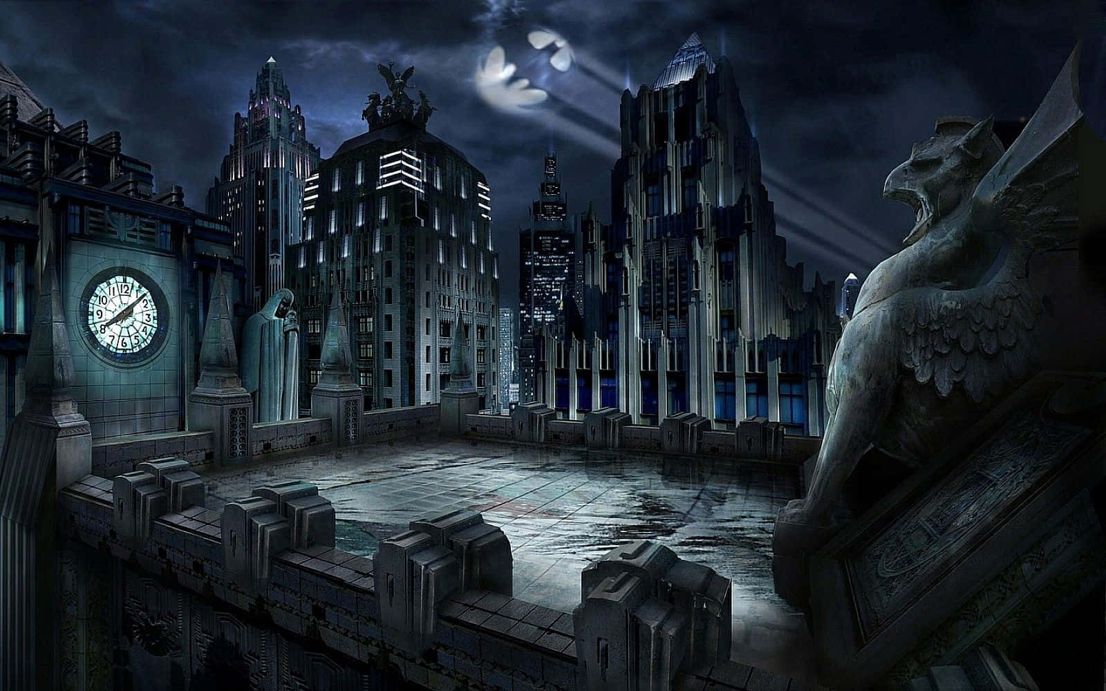fondo de pantalla de la ciudad de batman - fondos de pantalla