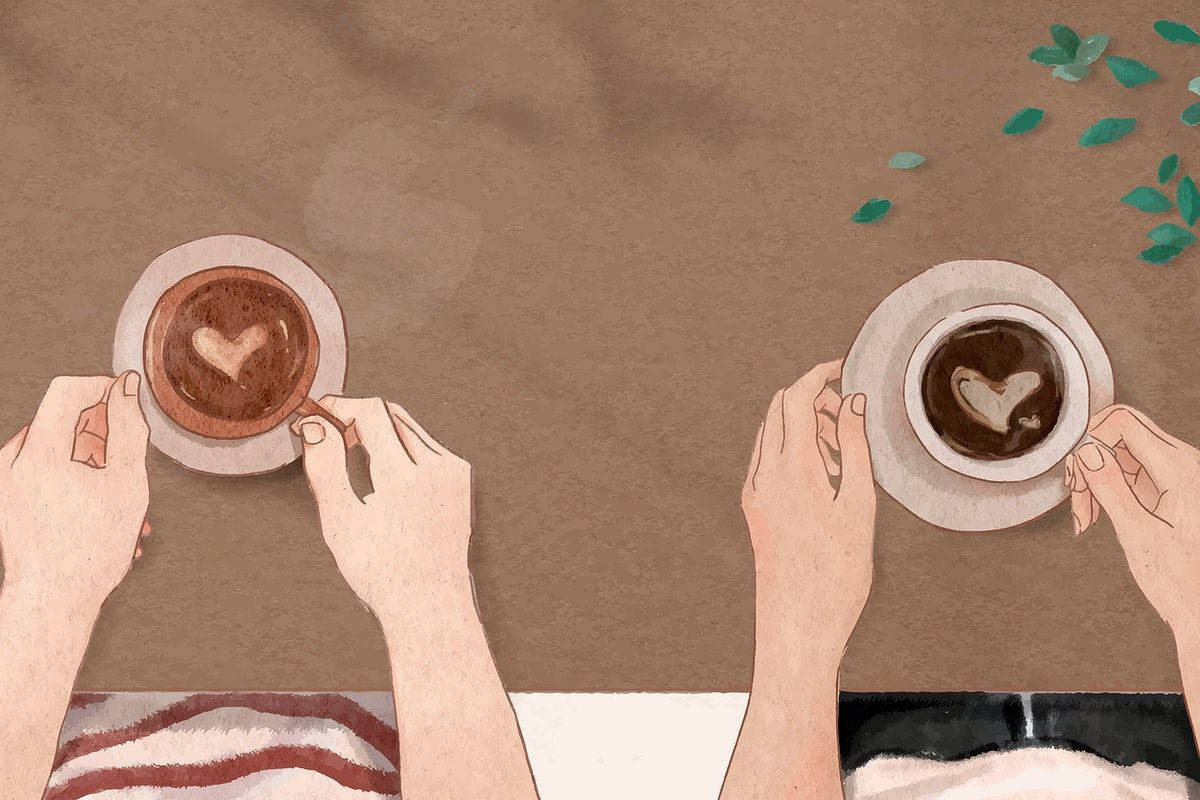 Fondo de pantalla de laptop con cita de café estética marrón Fondos de pantalla