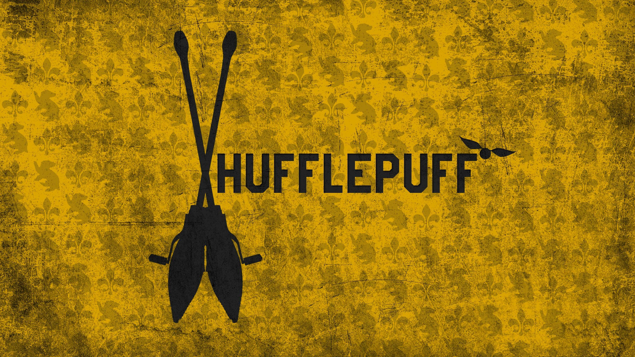 Fondo de Pantalla de Laptop Harry Potter con Logo de Quidditch de Hufflepuff Fondos de pantalla
