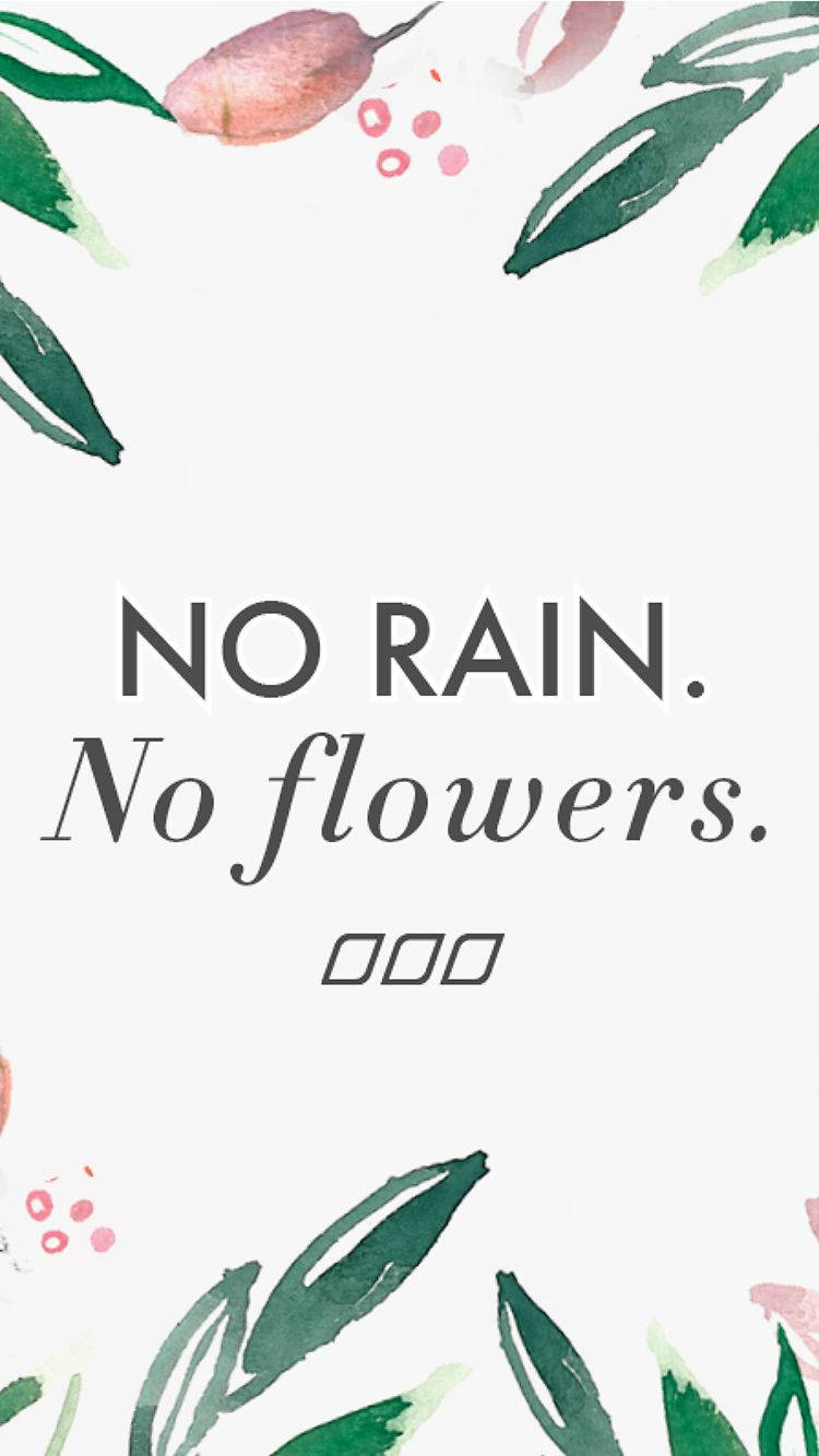 Fondo de pantalla de lluvia y flores lindo para pantalla de bloqueo de iPhone Fondos de pantalla