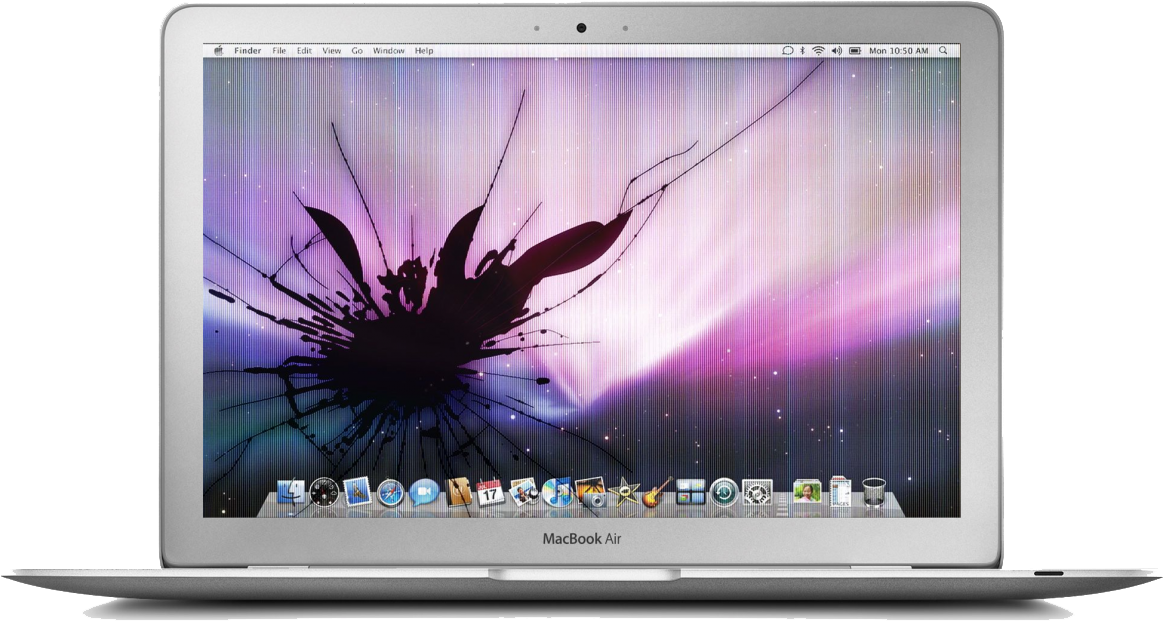 Fondo de pantalla de pantalla rota de MacBook Air Fondos de pantalla