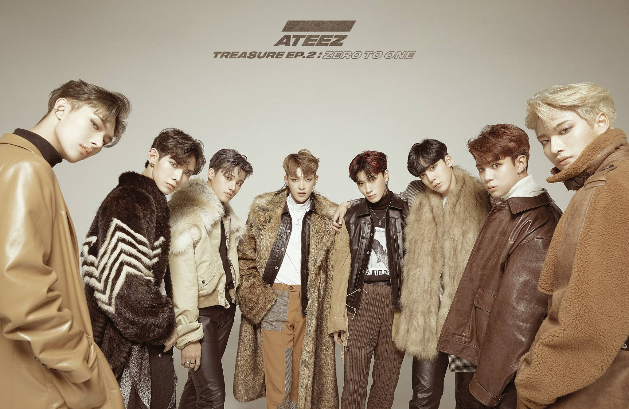Fondo de Pantalla de Portada de Álbum de Ateez para Escritorio Fondos de pantalla