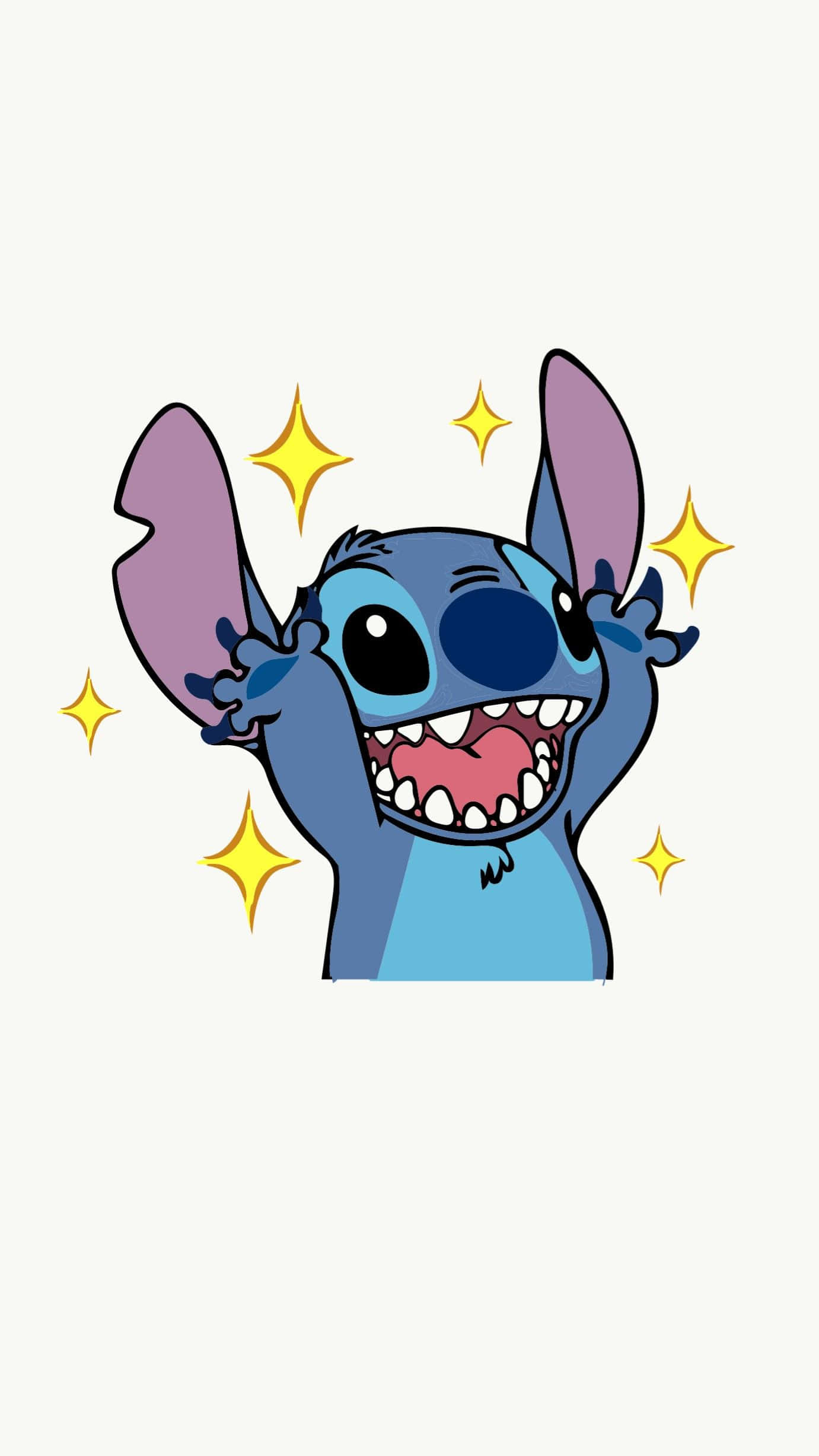 Fondo de pantalla de Stitch caricatura estética para iPhone Fondos de pantalla