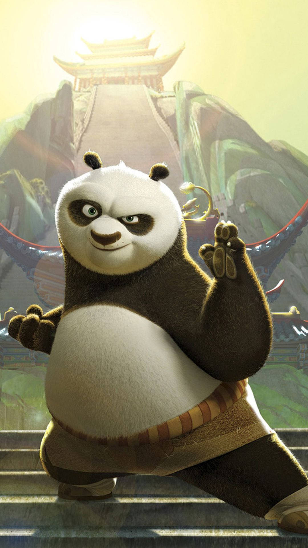 Fondo de pantalla de teléfono de Kung Fu Panda Fondos de pantalla