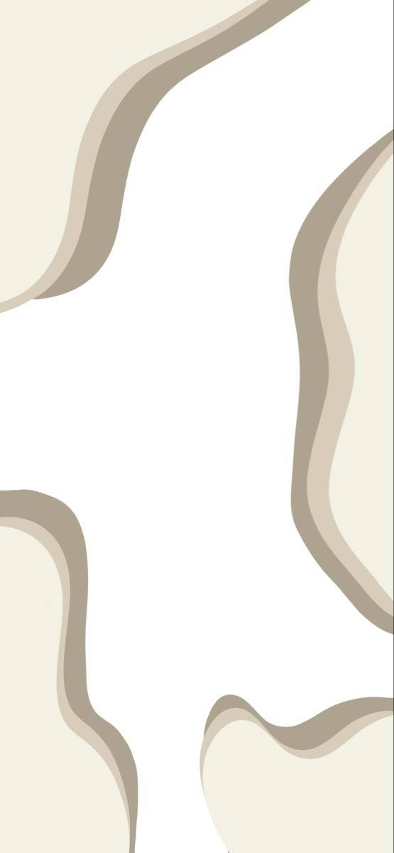 Fondo de pantalla elegante y estético en tono crema neutro para iPhone Fondos de pantalla