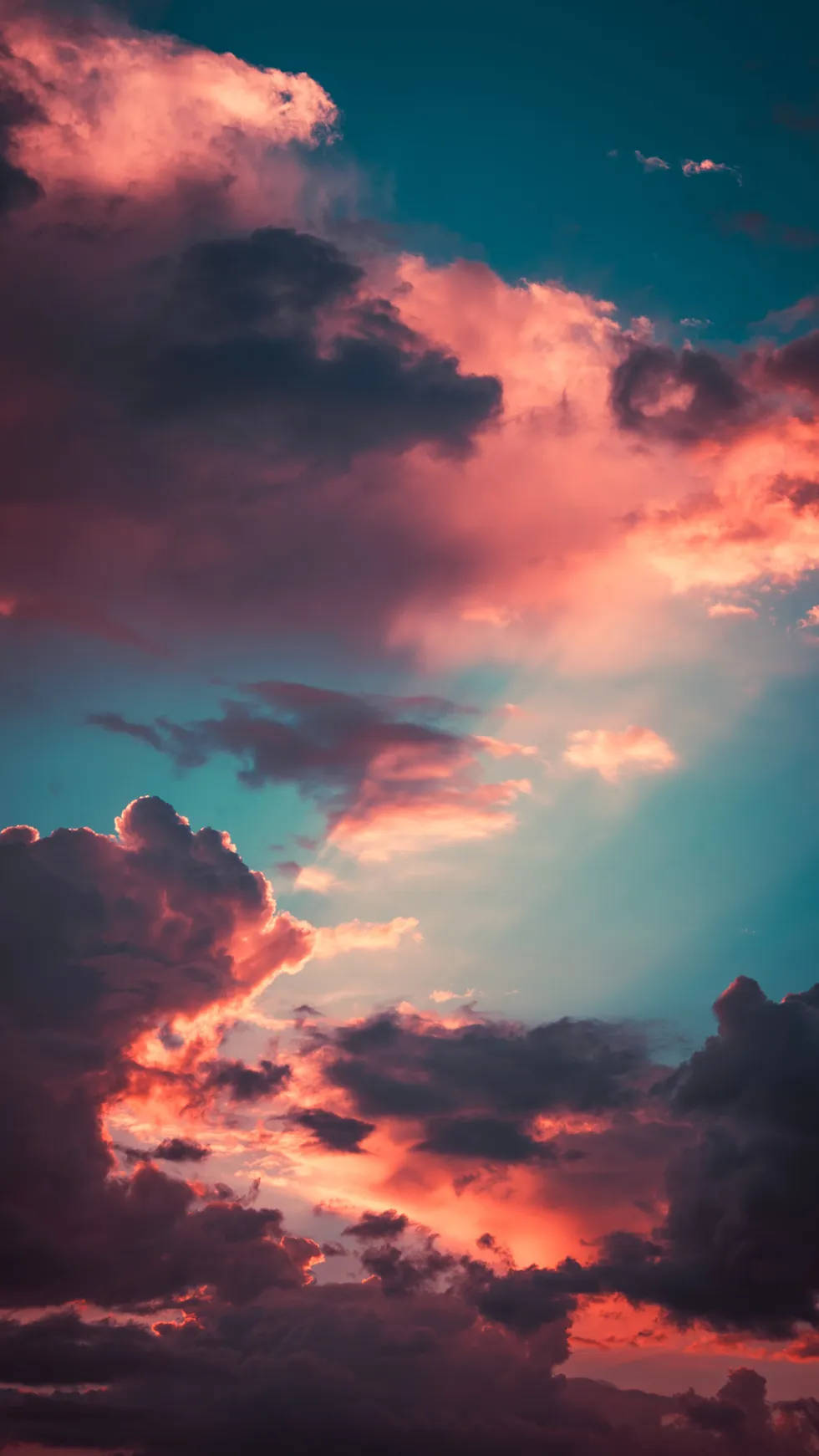 Fondo de pantalla estético de cielo nublado Fondos de pantalla