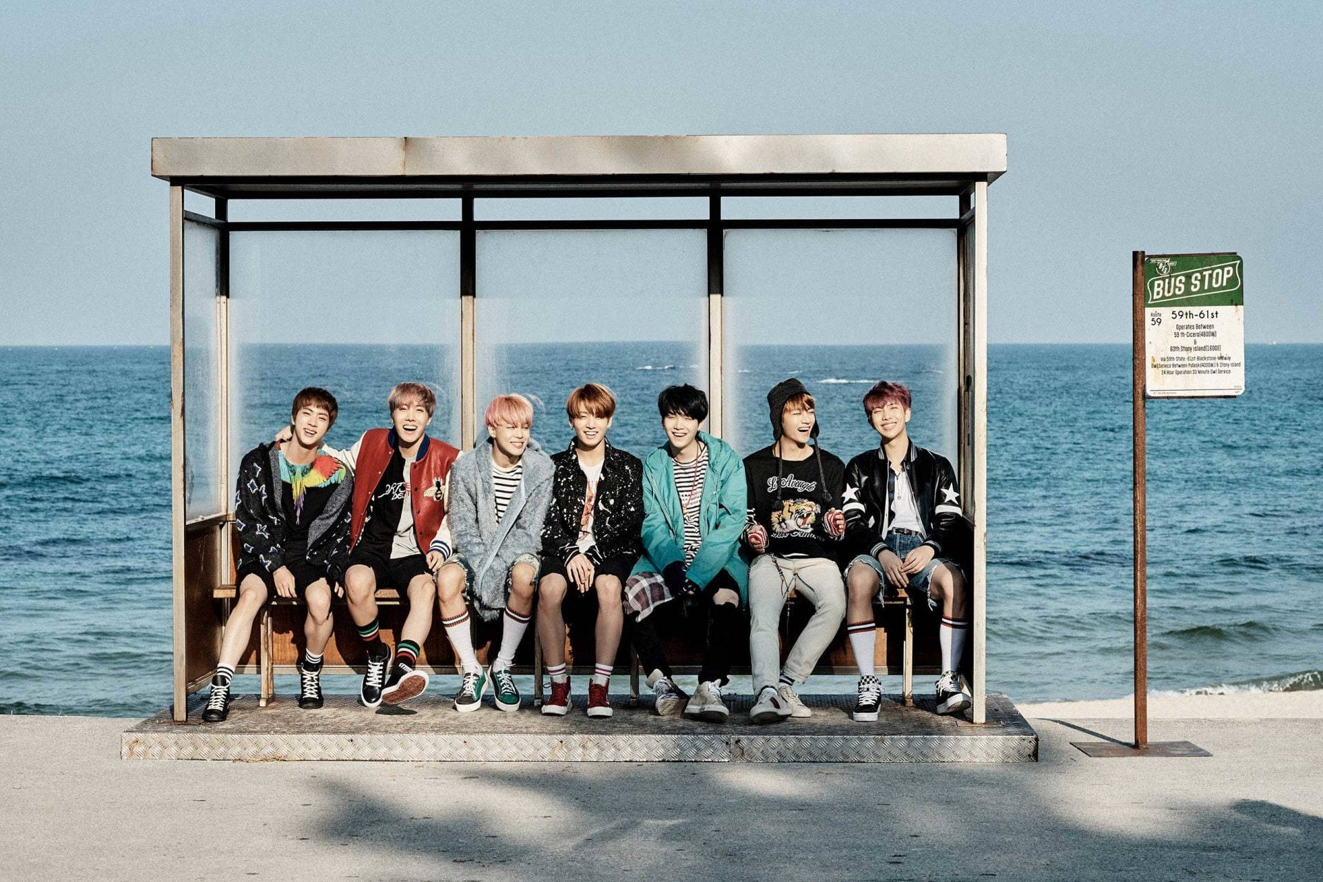Fondo de pantalla genial de BTS para laptop Spring Day Fondos de pantalla