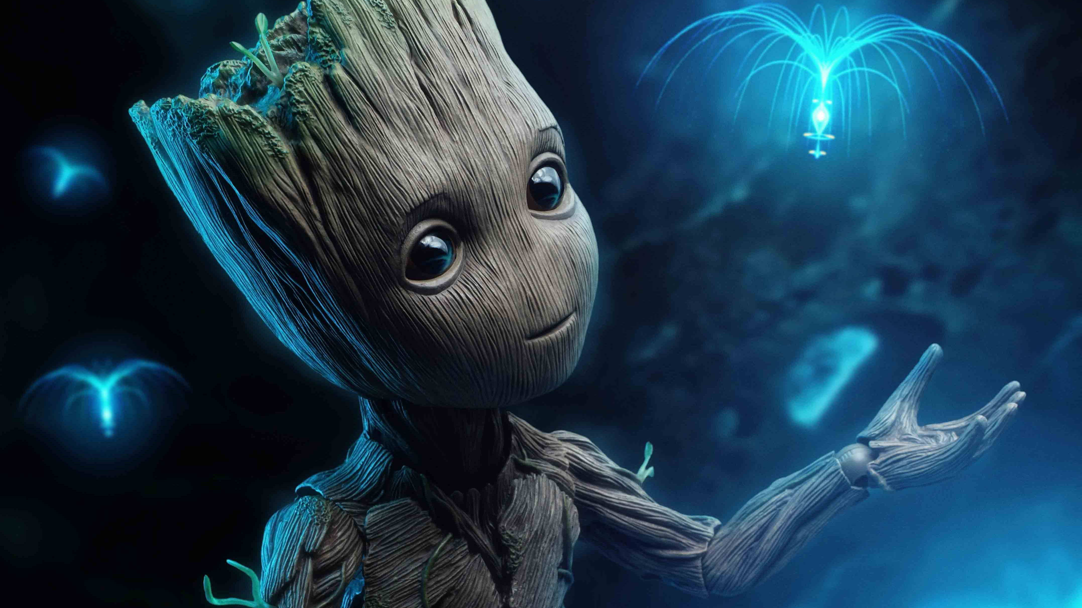 Fondo de Pantalla Genial de Groot de Guardianes de la Galaxia para Tablet Fondos de pantalla