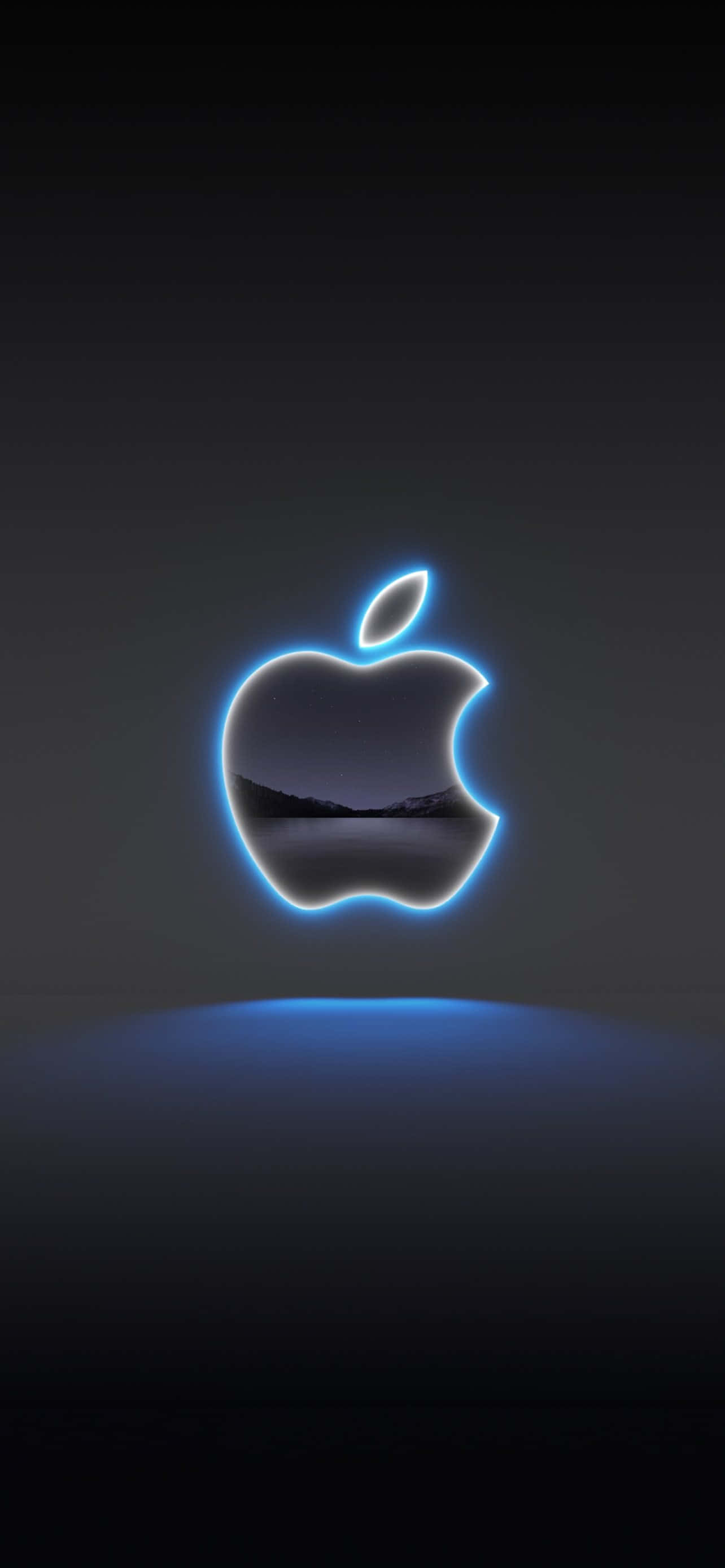 Fondo de pantalla HD de iPhone con logotipo de montaña Apple Fondos de pantalla