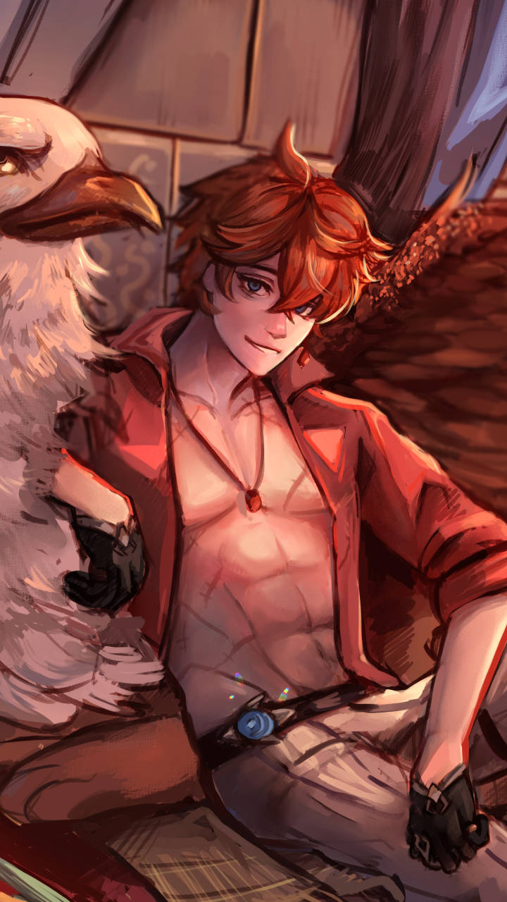 Fondo de pantalla Hot Tartaglia Genshin Impact para teléfono Fondos de pantalla