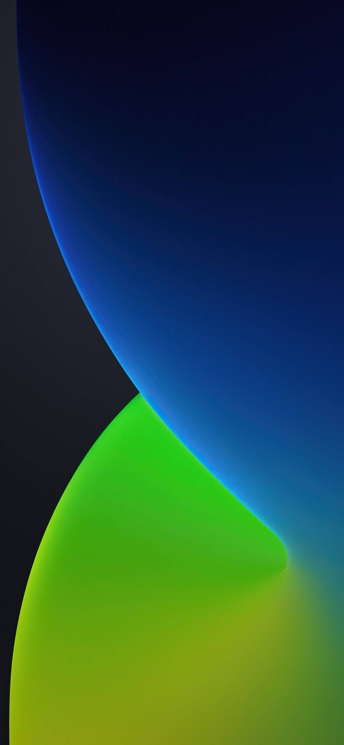 Fondo de pantalla iPhone 12 Forma Verde Azul Fondos de pantalla