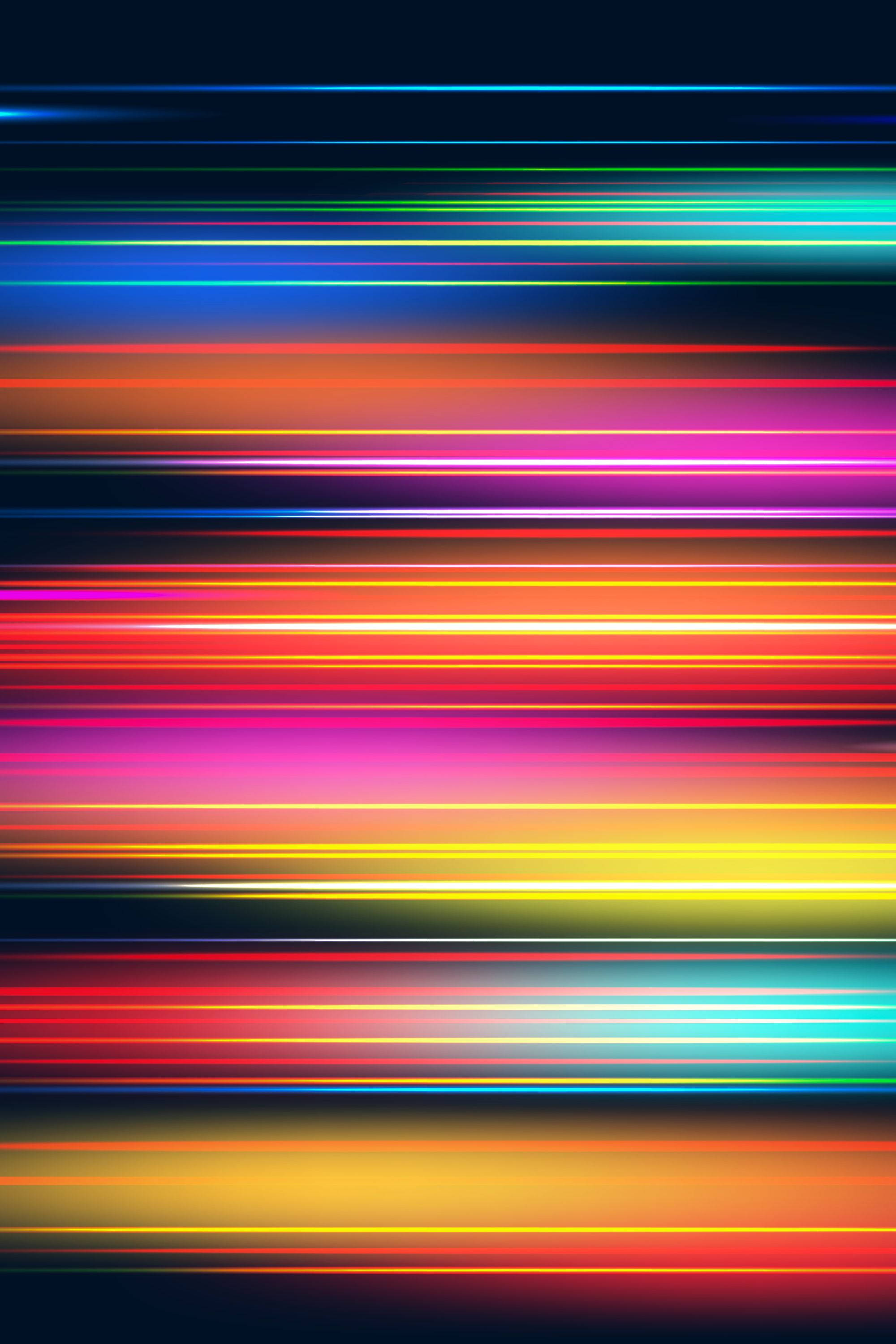 Fondo de Pantalla iPhone Brillante y Colorido con Líneas Rectas Borrosas Fondos de pantalla