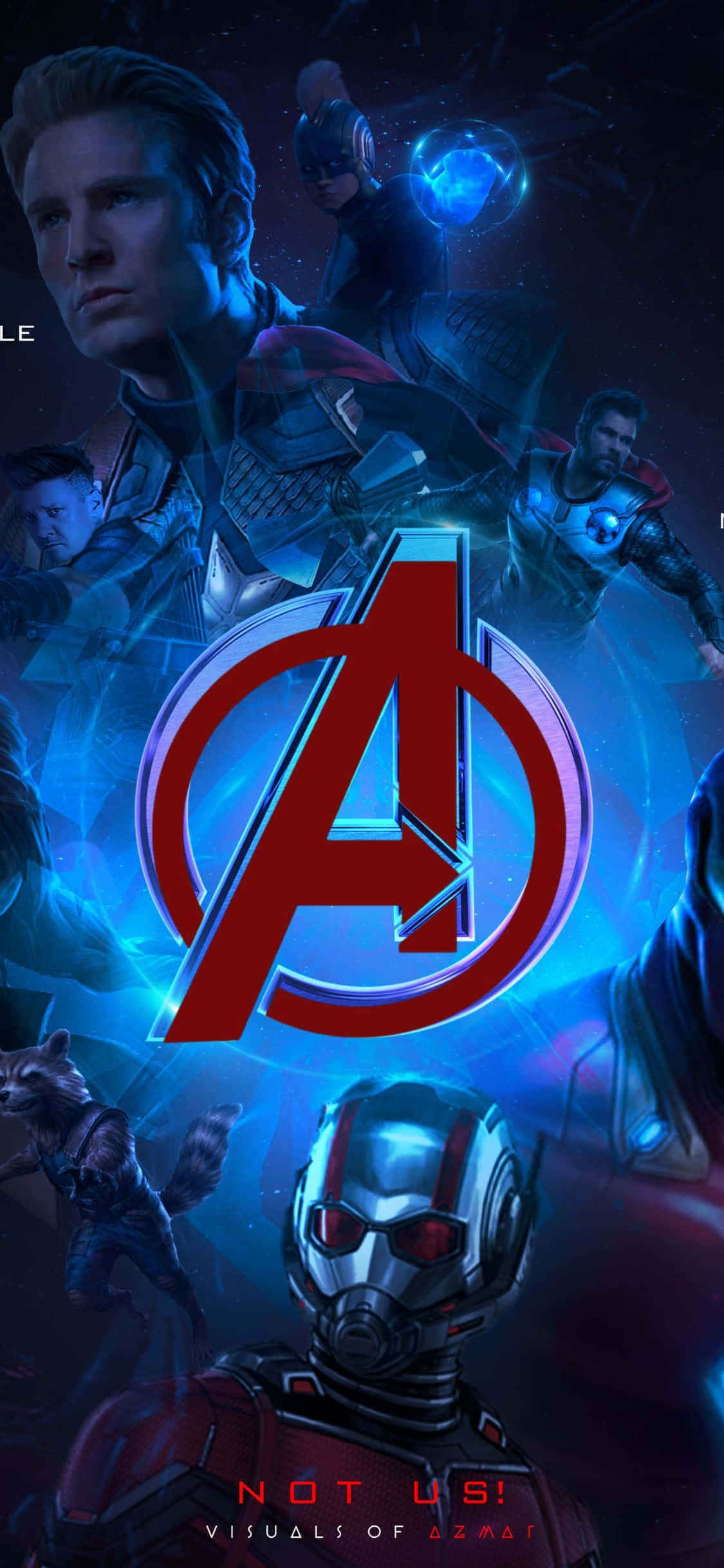 Fondo de Pantalla iPhone XS Avengers con Ant Man Fondos de pantalla