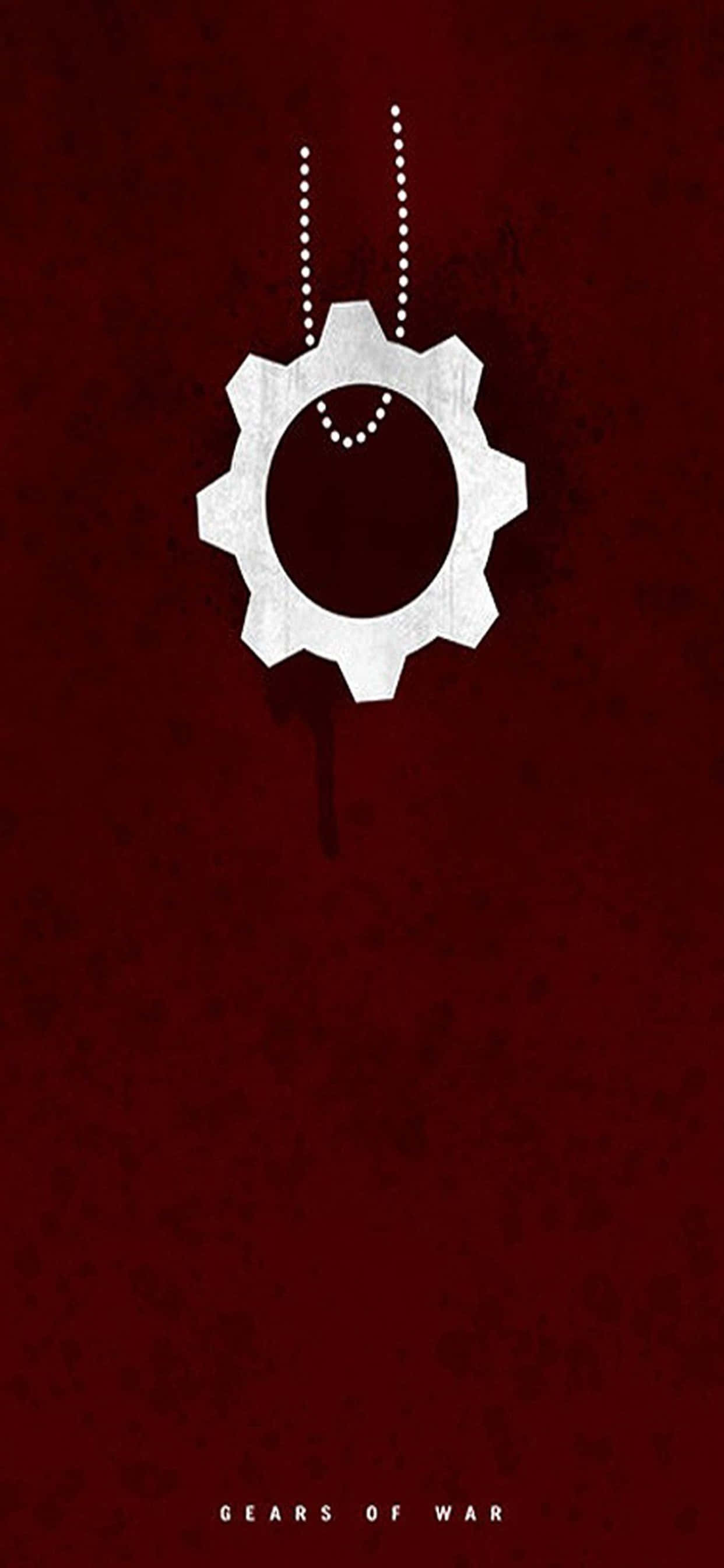 Fondo de Pantalla iPhone XS Max Gears Of War 5 Logo Collar Fondos de pantalla