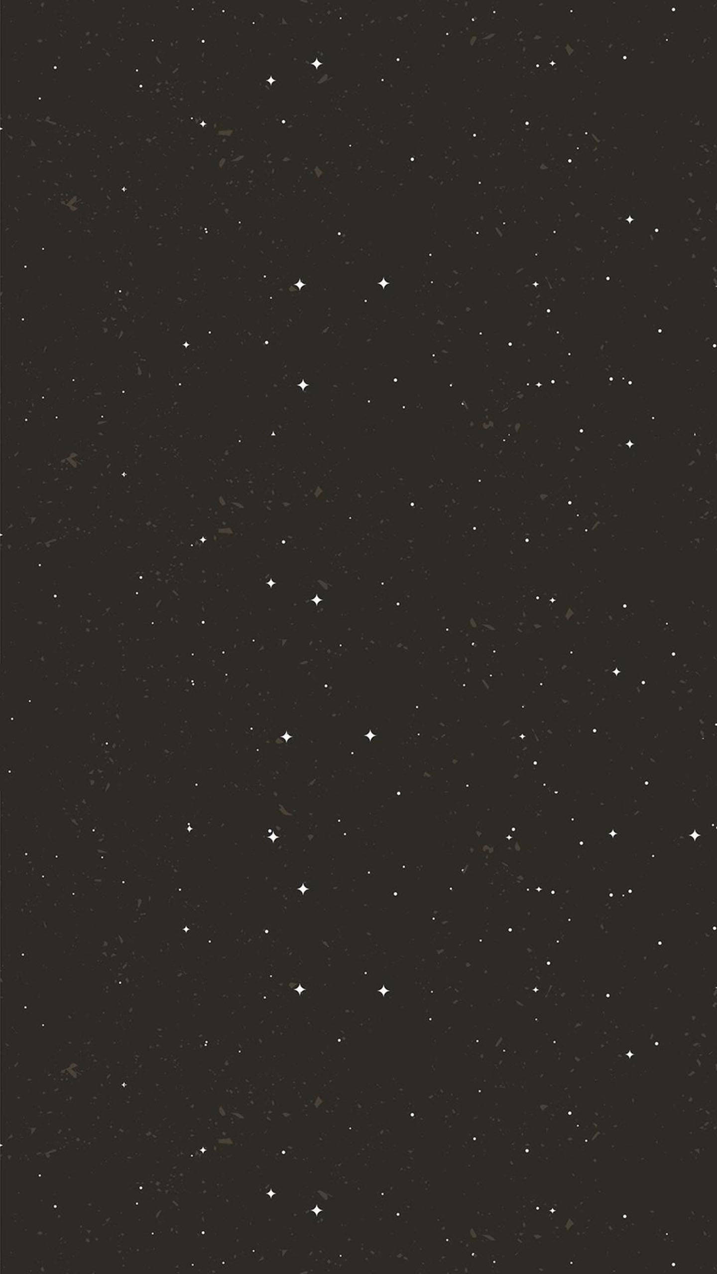 Fondo de pantalla minimalista negro con cielo estrellado para teléfono Fondos de pantalla