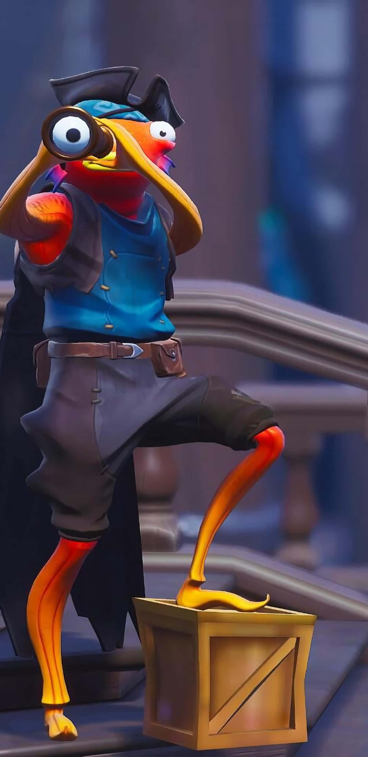 Fondo de Pantalla Pixel 3XL del Personaje Fishstick de Fortnite Battle Royale Fondos de pantalla