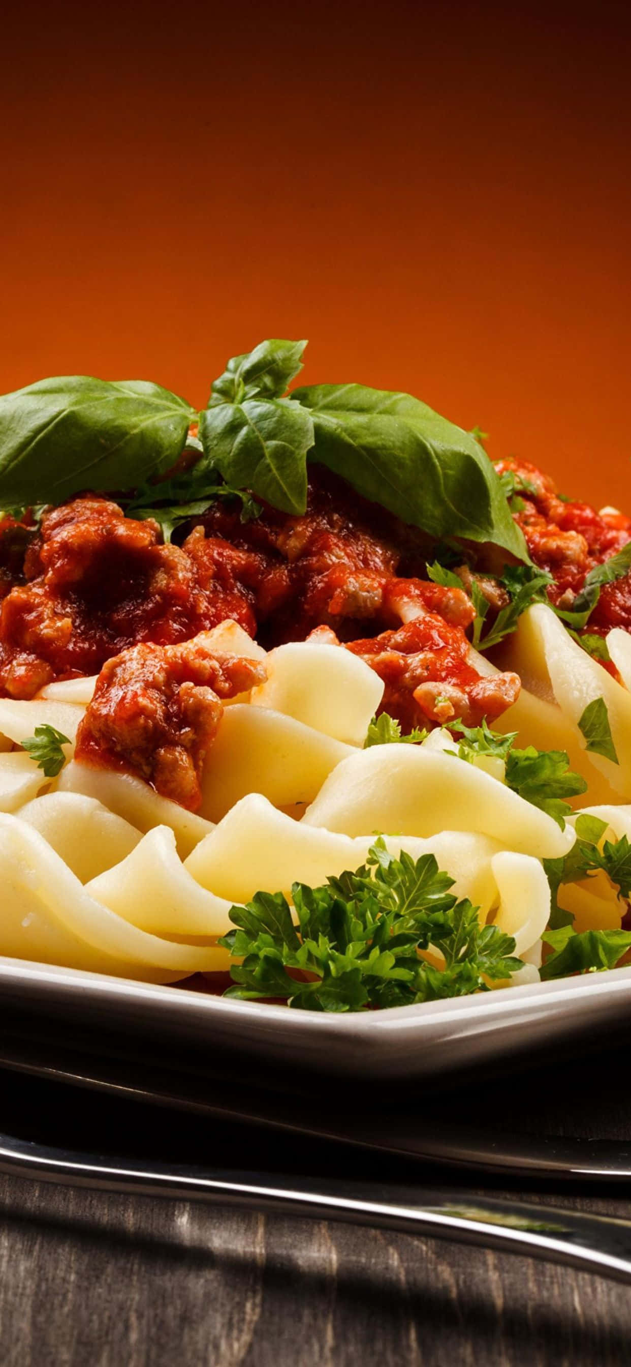 Fondo de Pasta para iPhone XS Fondos de pantalla