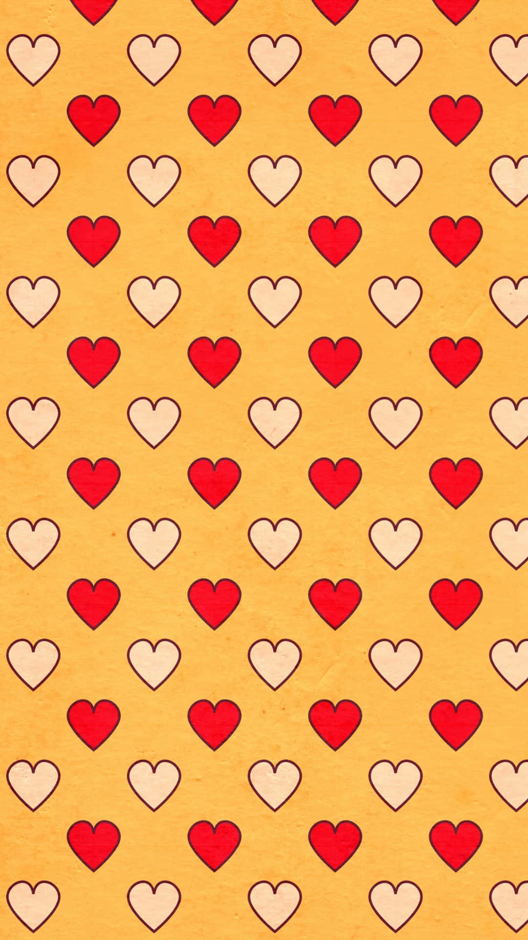 Fondo de Patrón de Corazones Rojos Estético VSCO Fondos de pantalla