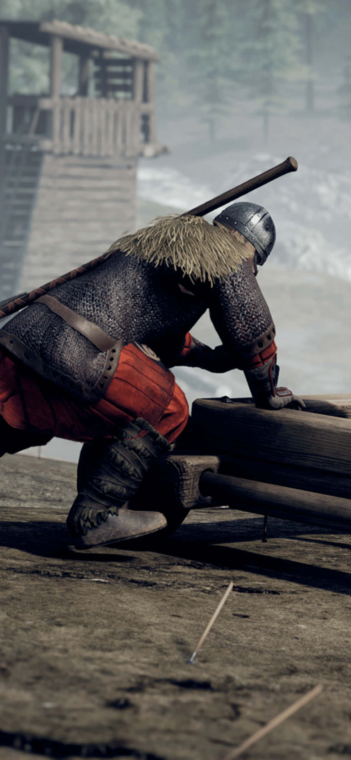 Fondo de personaje de juego Mordhau para iPhone XS Fondos de pantalla