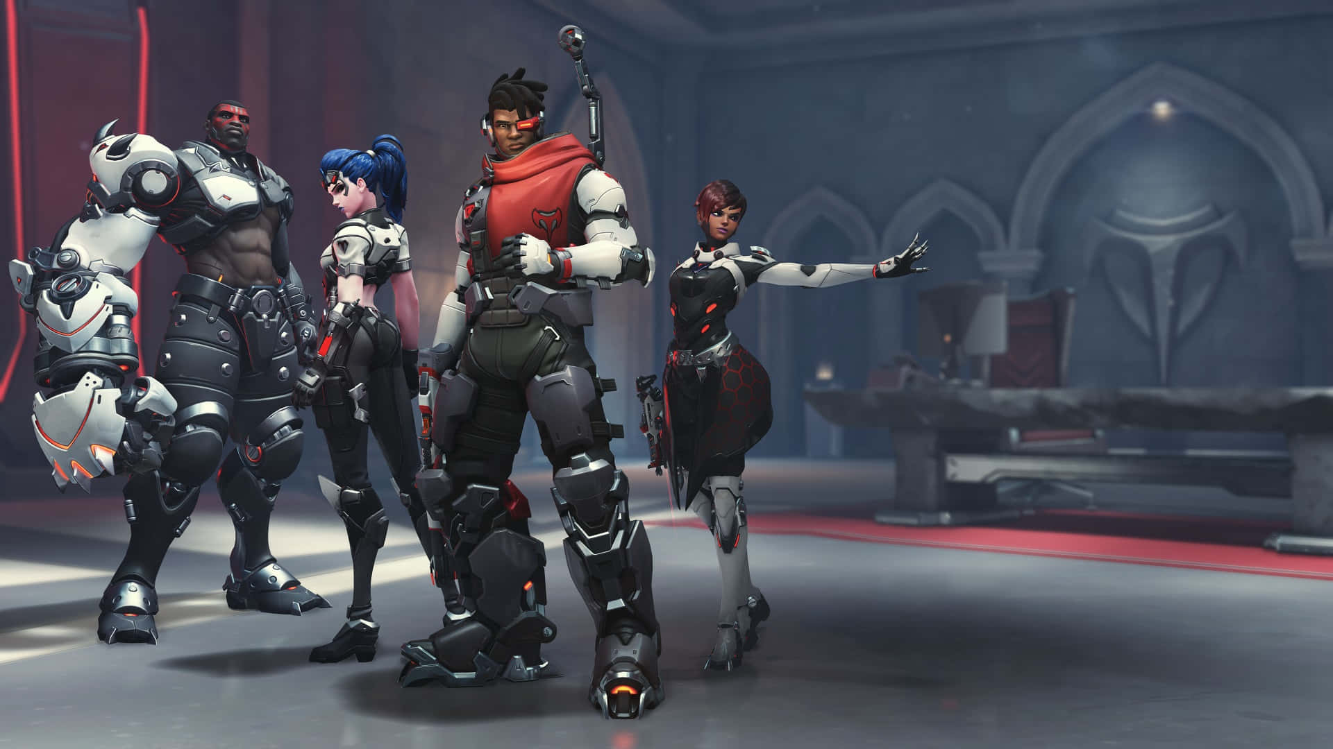 Fondo de personajes de Overwatch en 1920x1080 Fondos de pantalla