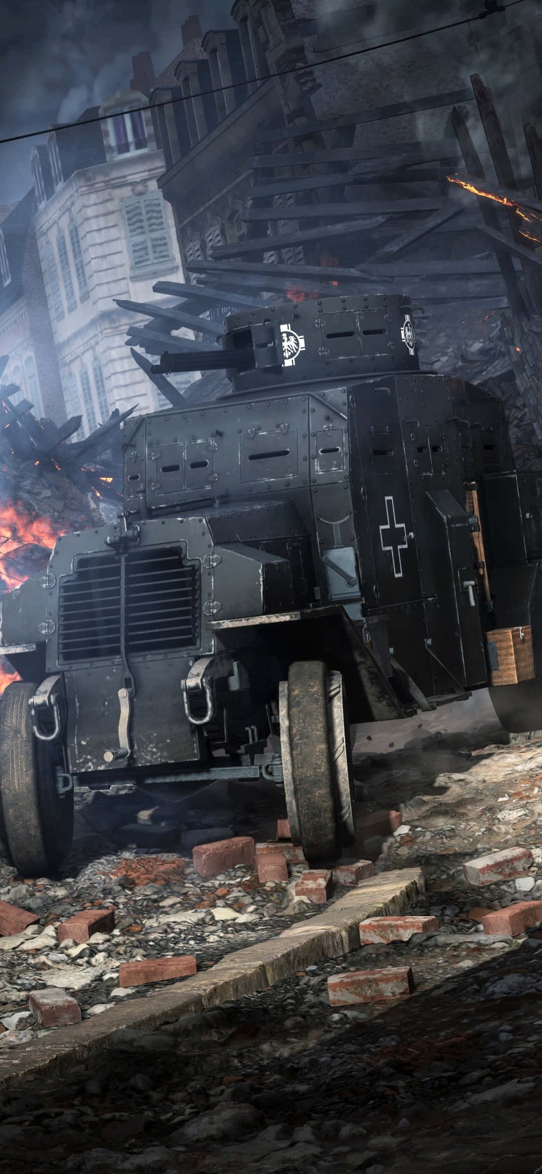 Fondo de Pixel 3XL Battlefield 1 Coche Blindado Alemán Fondos de pantalla