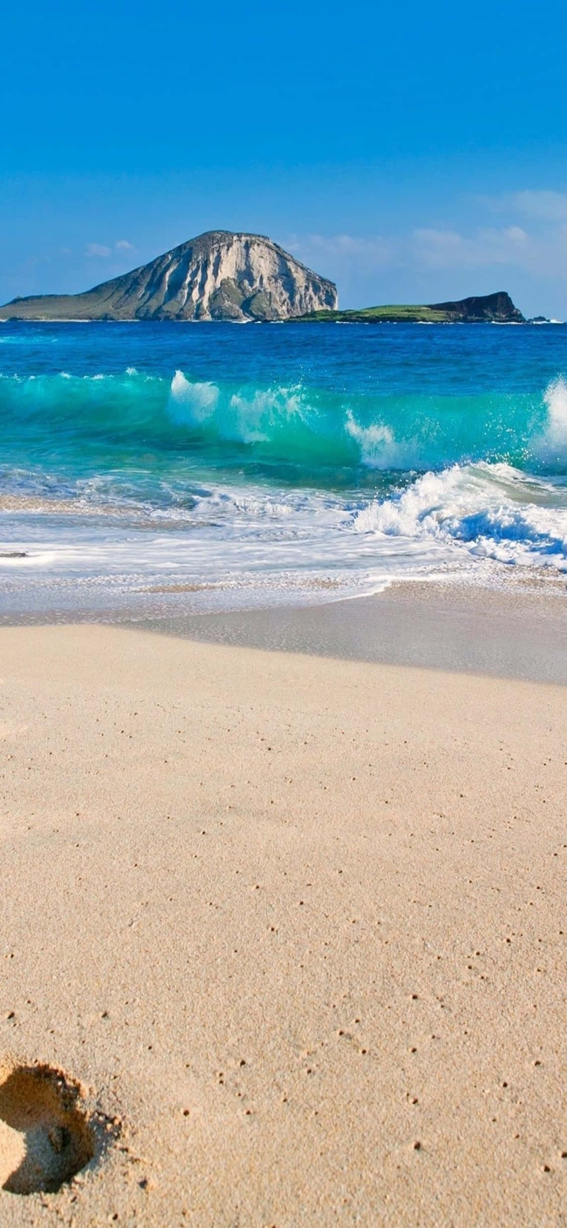 Fondo de Playa de Hawái para iPhone Xs Fondos de pantalla