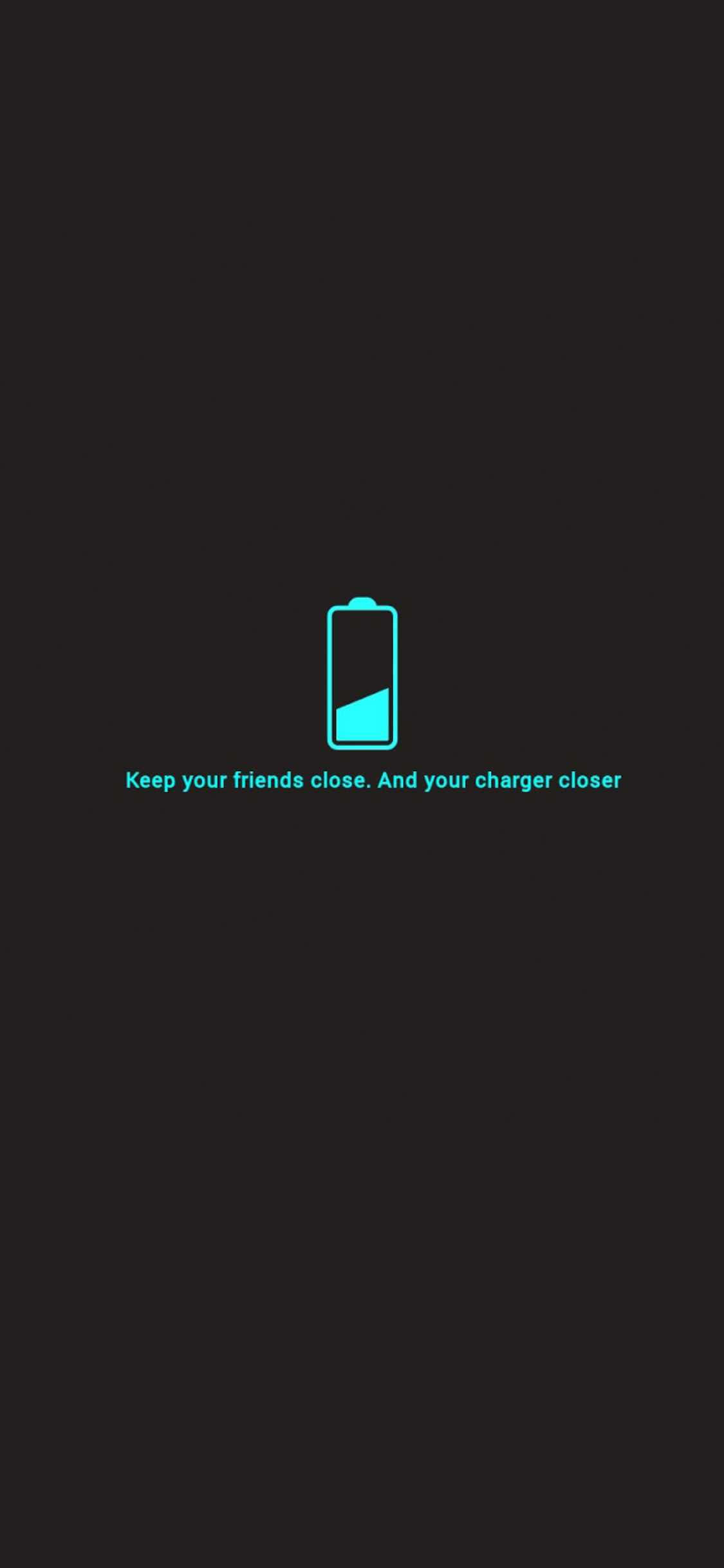 Fondo de programación con cita de batería para iPhone Xs Fondos de pantalla