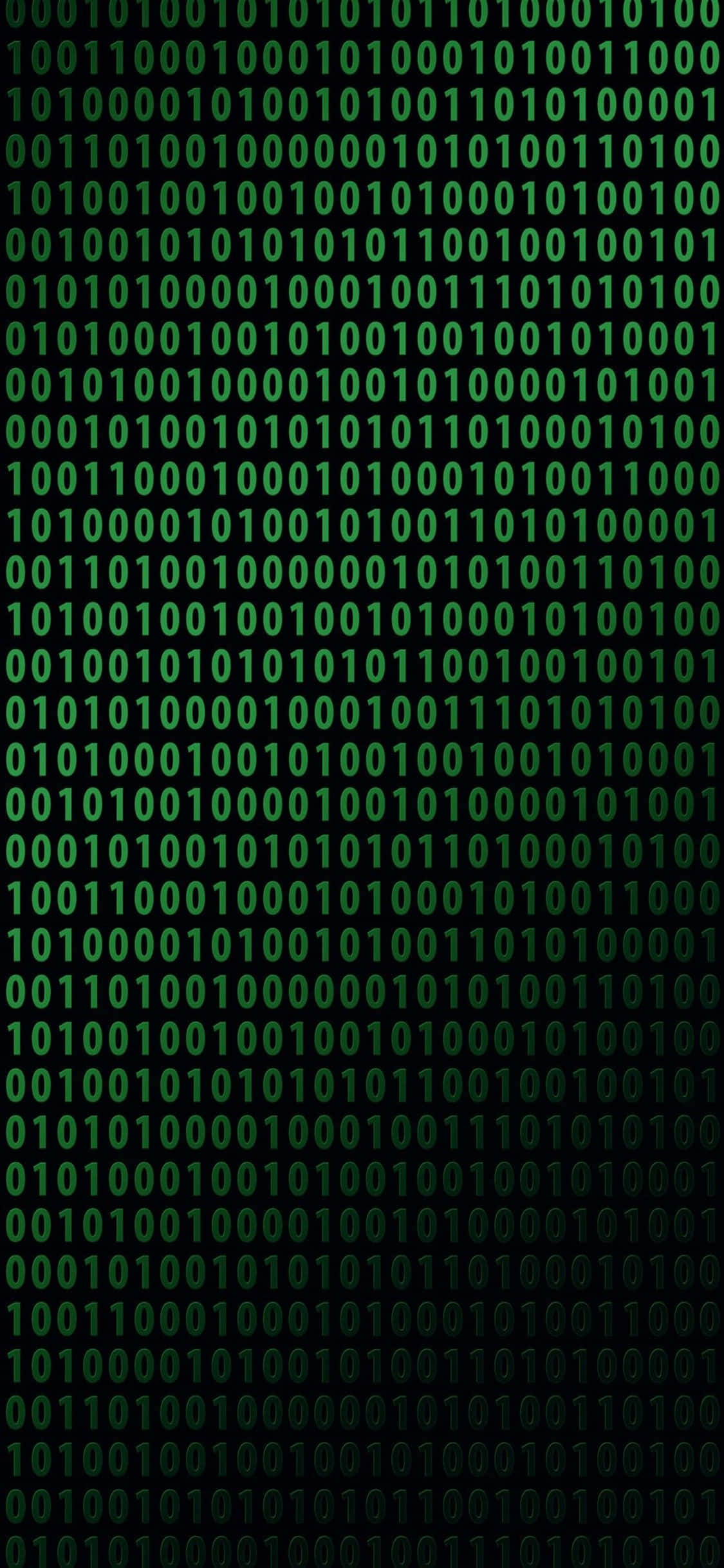 Fondo de Programación iPhone Xs Código Binario Fondos de pantalla