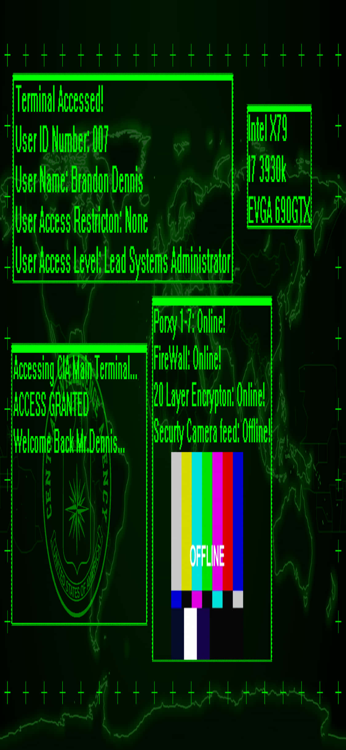 Fondo de Programación iPhone Xs con Terminal Hackeada Fondos de pantalla