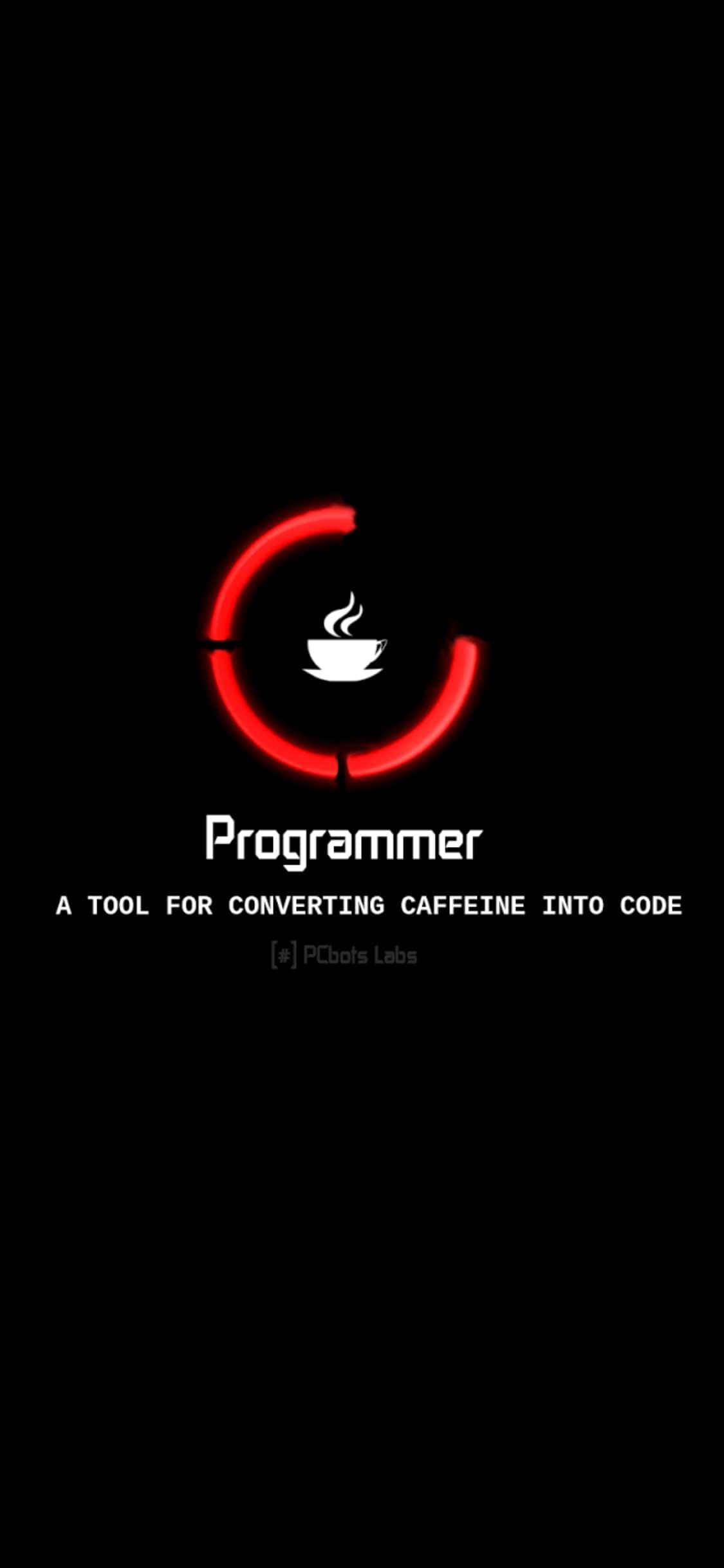Fondo de Programación para iPhone XS con Cita de Programador Fondos de pantalla