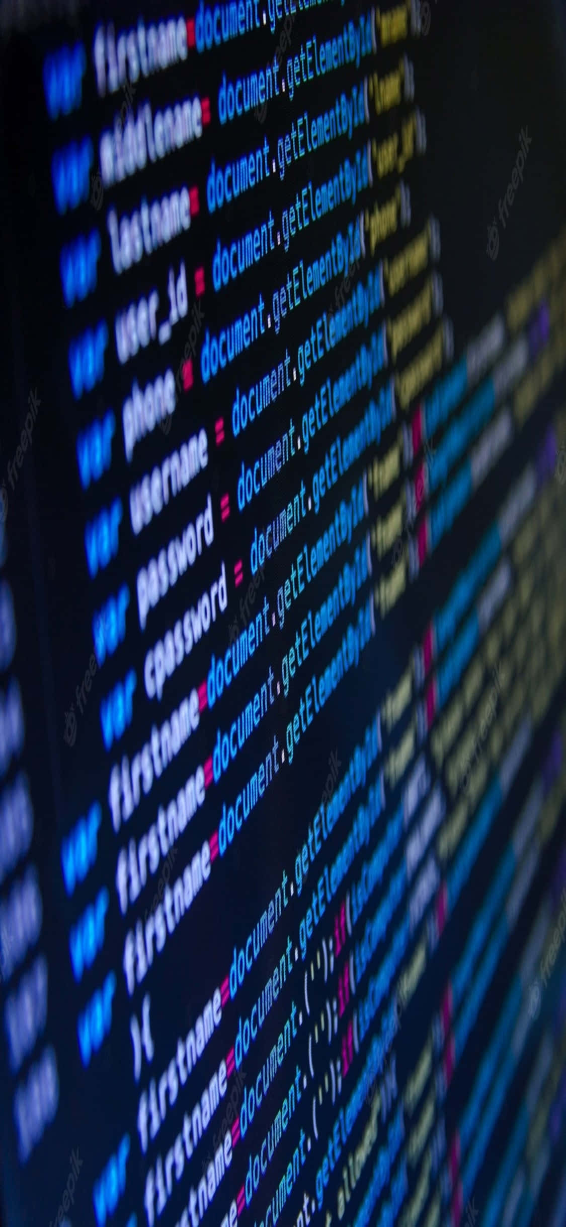 Fondo de Programación para iPhone XS - Datos en Ejecución Fondos de pantalla