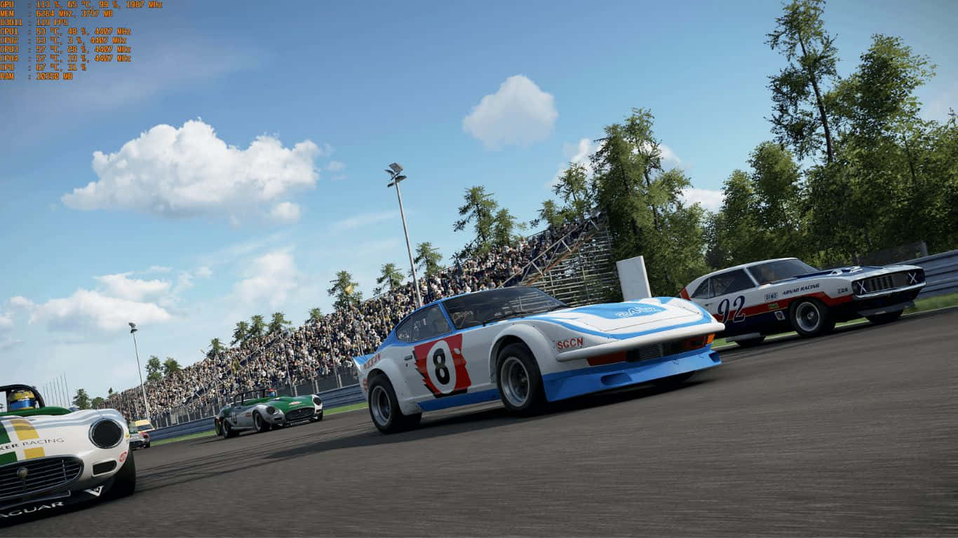Fondo de Project Cars 2 a 1366x768 con más de 80 FPS Fondos de pantalla