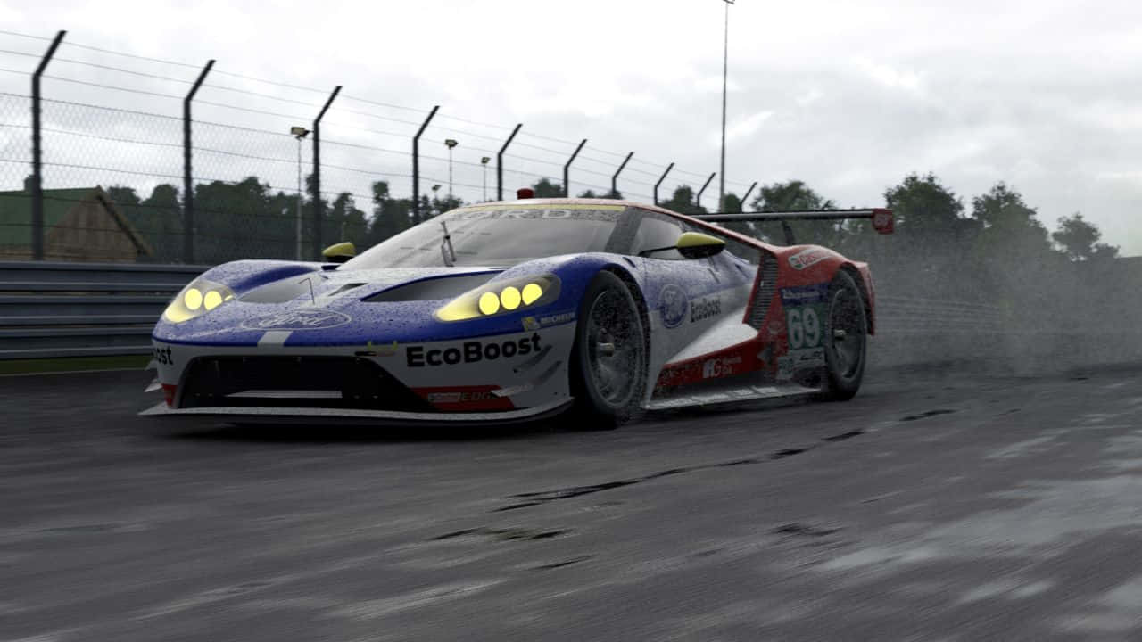 Fondo de Project Cars 720p con Estela de Humo Fondos de pantalla