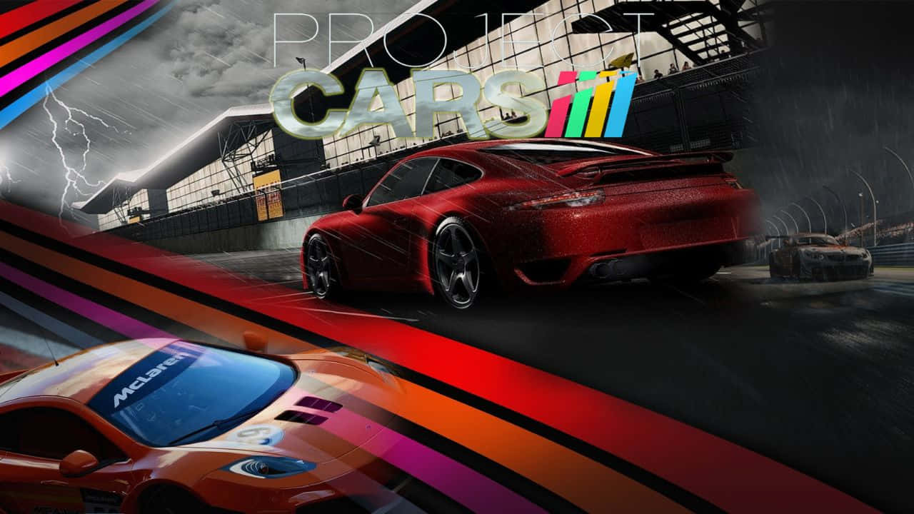 Fondo de Project Cars 720p con Líneas Fondos de pantalla