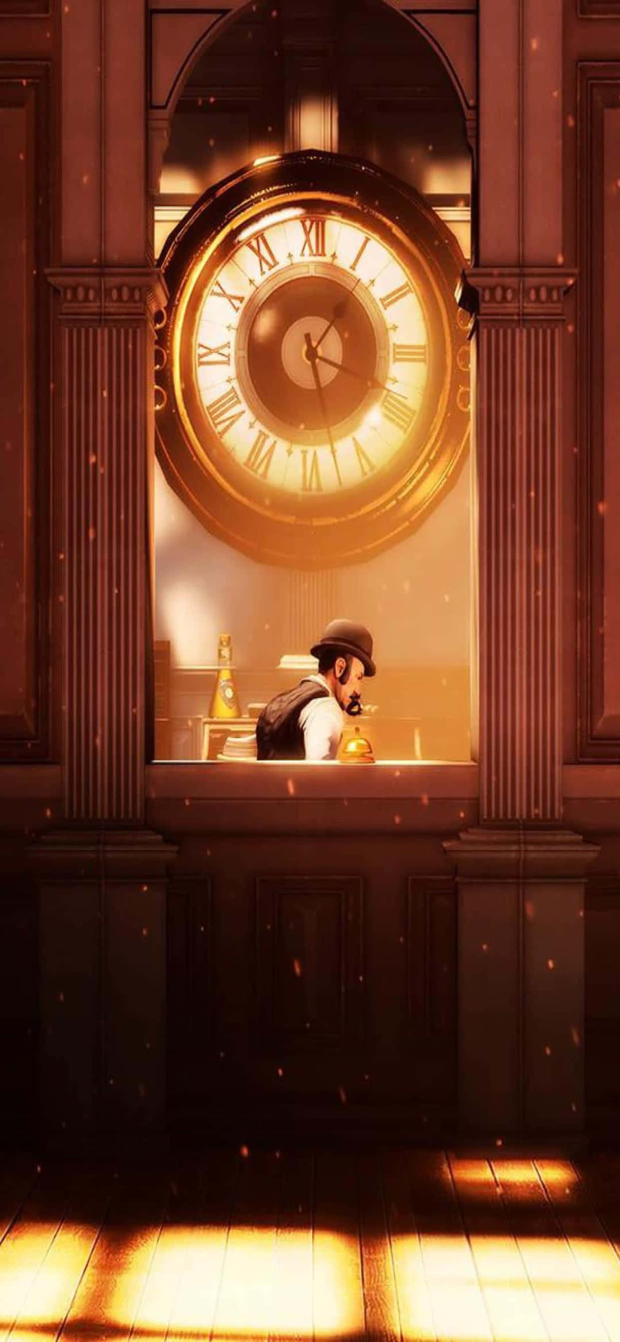Fondo de Reloj para iPhone XS Max de Bioshock Infinite Fondos de pantalla