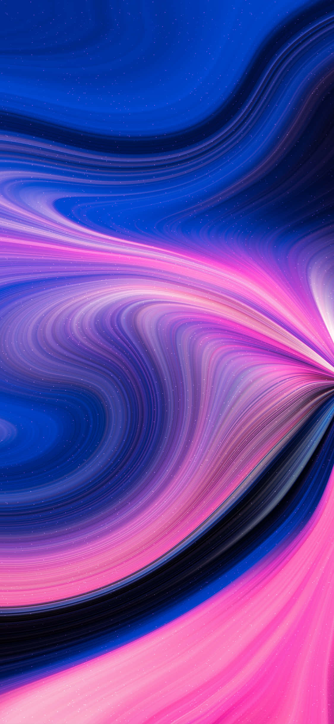Fondo de retrato con patrones estéticos de remolinos rosas y azules Fondos de pantalla