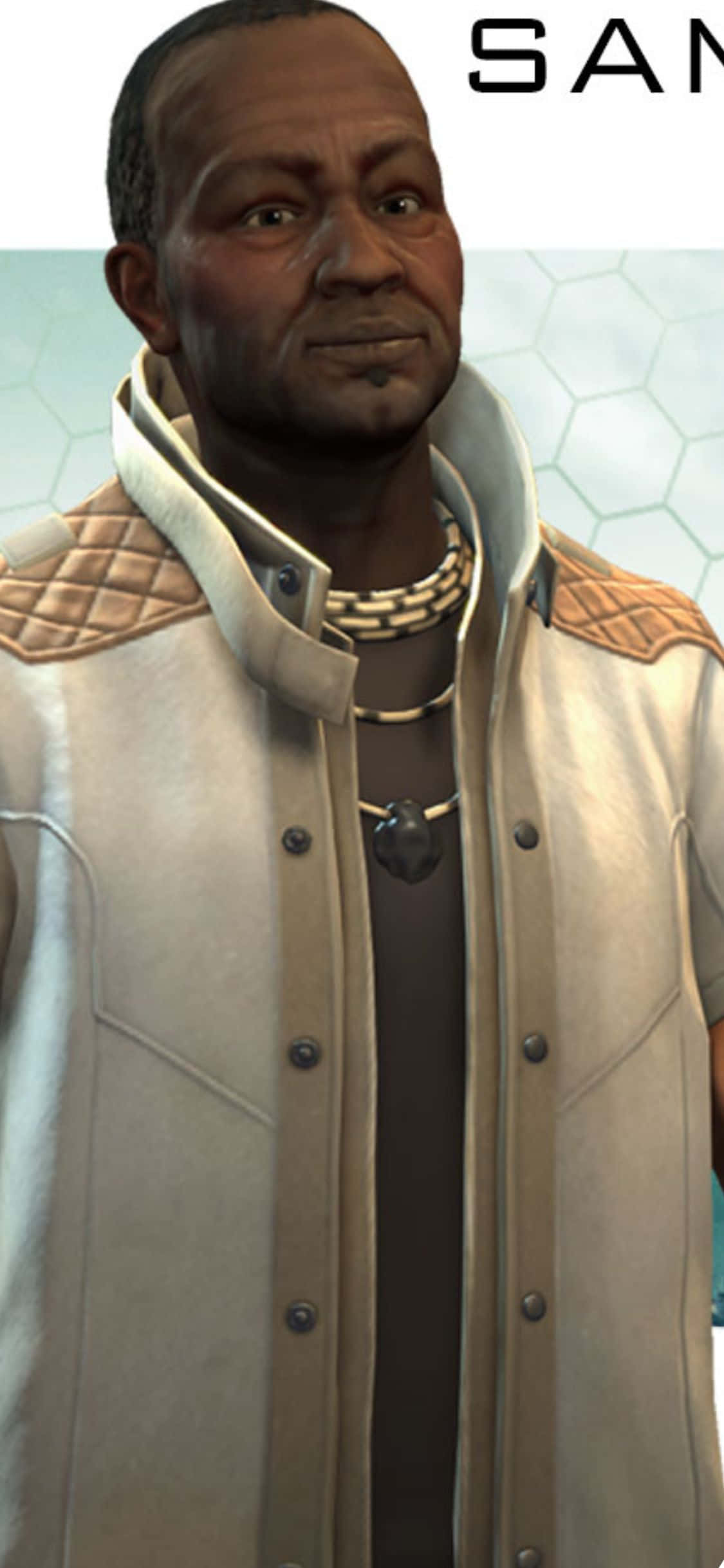 Fondo de retrato de Samatar Jama Barre de Civilization Beyond Earth para iPhone XS Fondos de pantalla