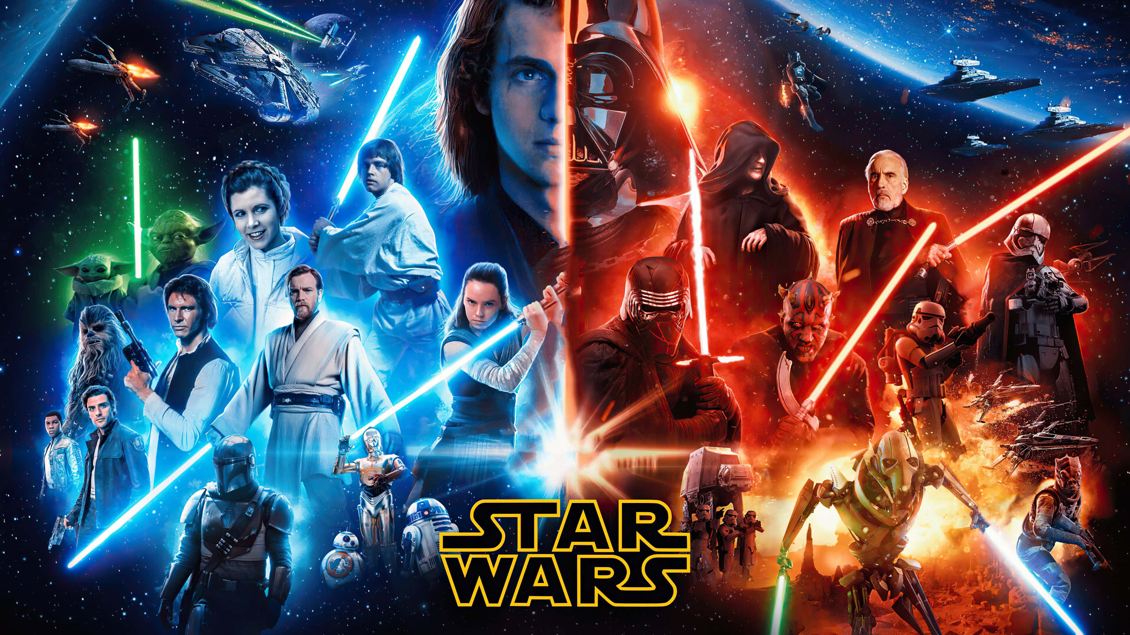 Fondo de Star Wars: Fuerza de la Luz y la Oscuridad Fondos de pantalla