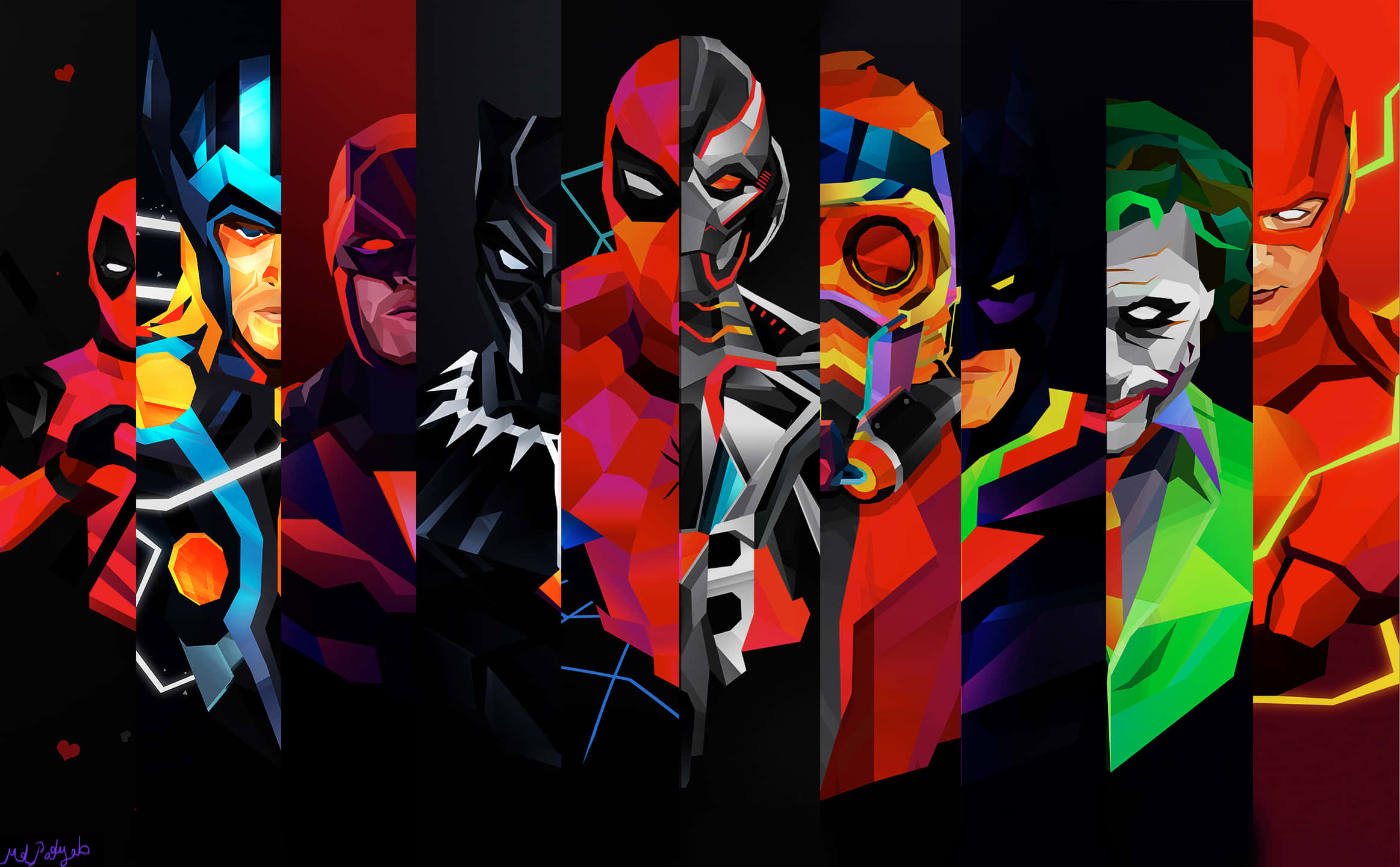 Fondo de Superhéroes de Marvel y DC Fondos de pantalla