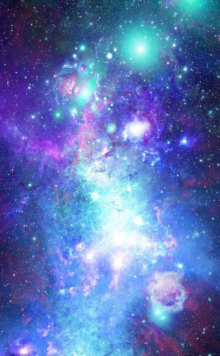 Fondo de Teléfono Genial con Galaxia Brillante Fondos de pantalla