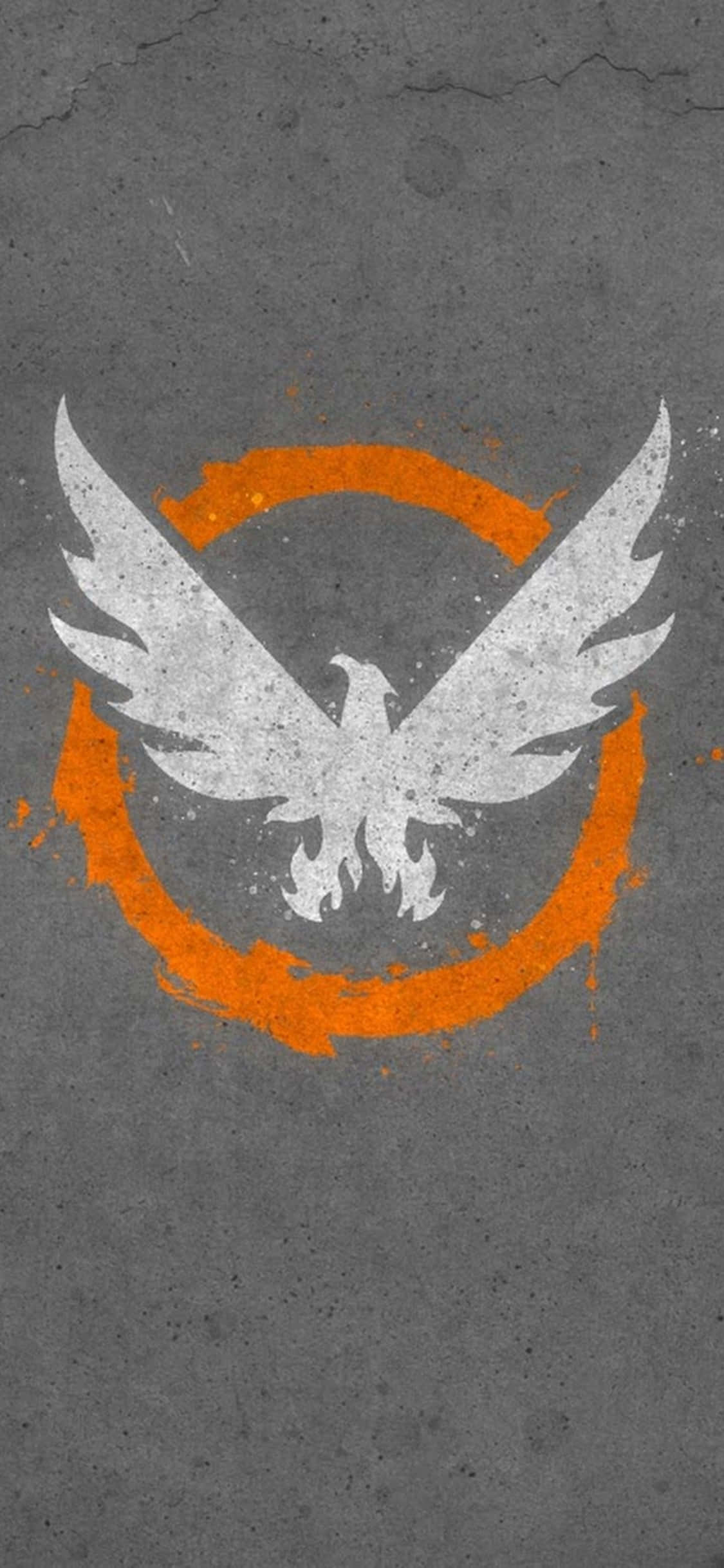 Fondo de The Division para iPhone XS: Logo Fénix blanco Fondos de pantalla