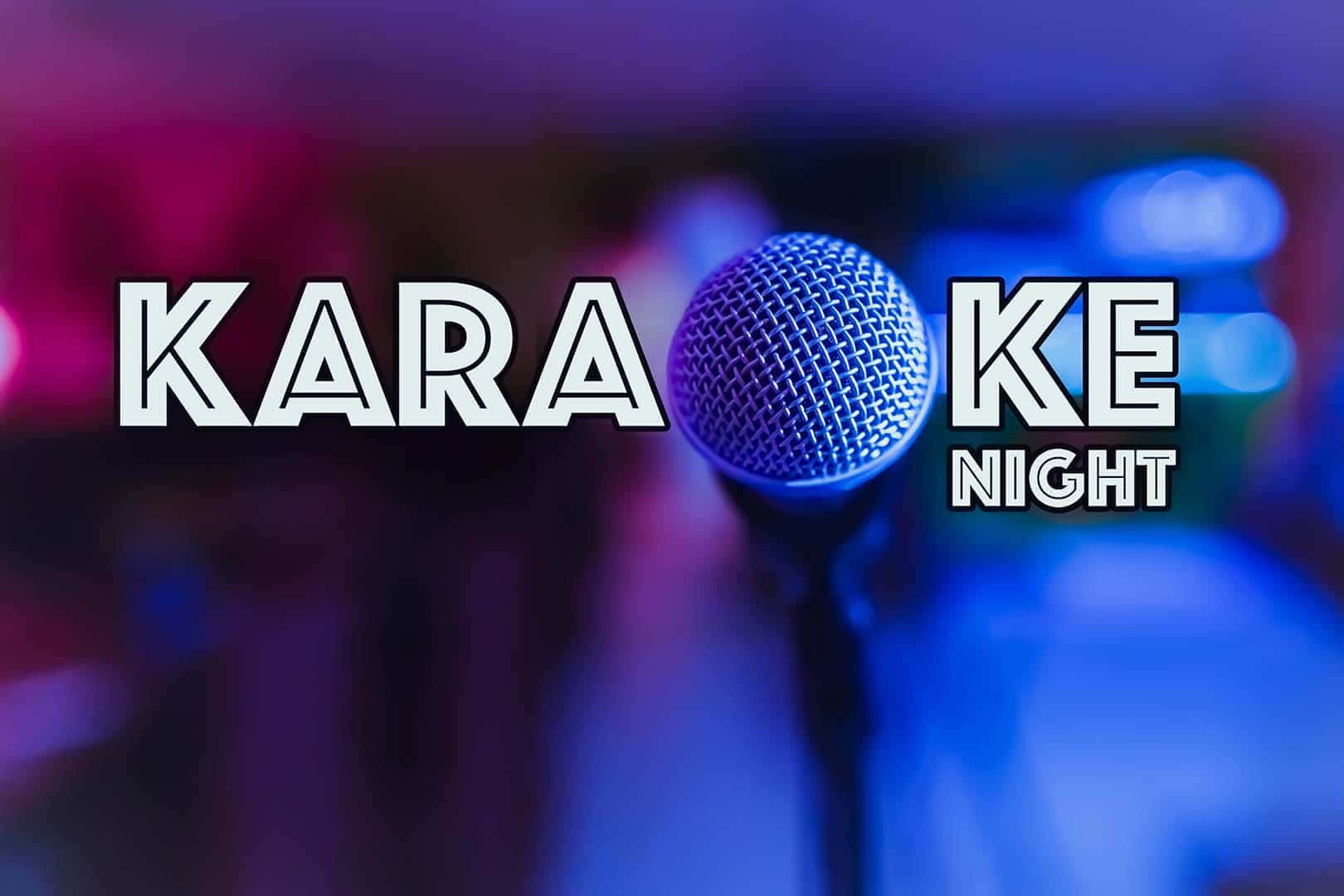 Fondo de Tipografía para Noche de Karaoke Fondos de pantalla