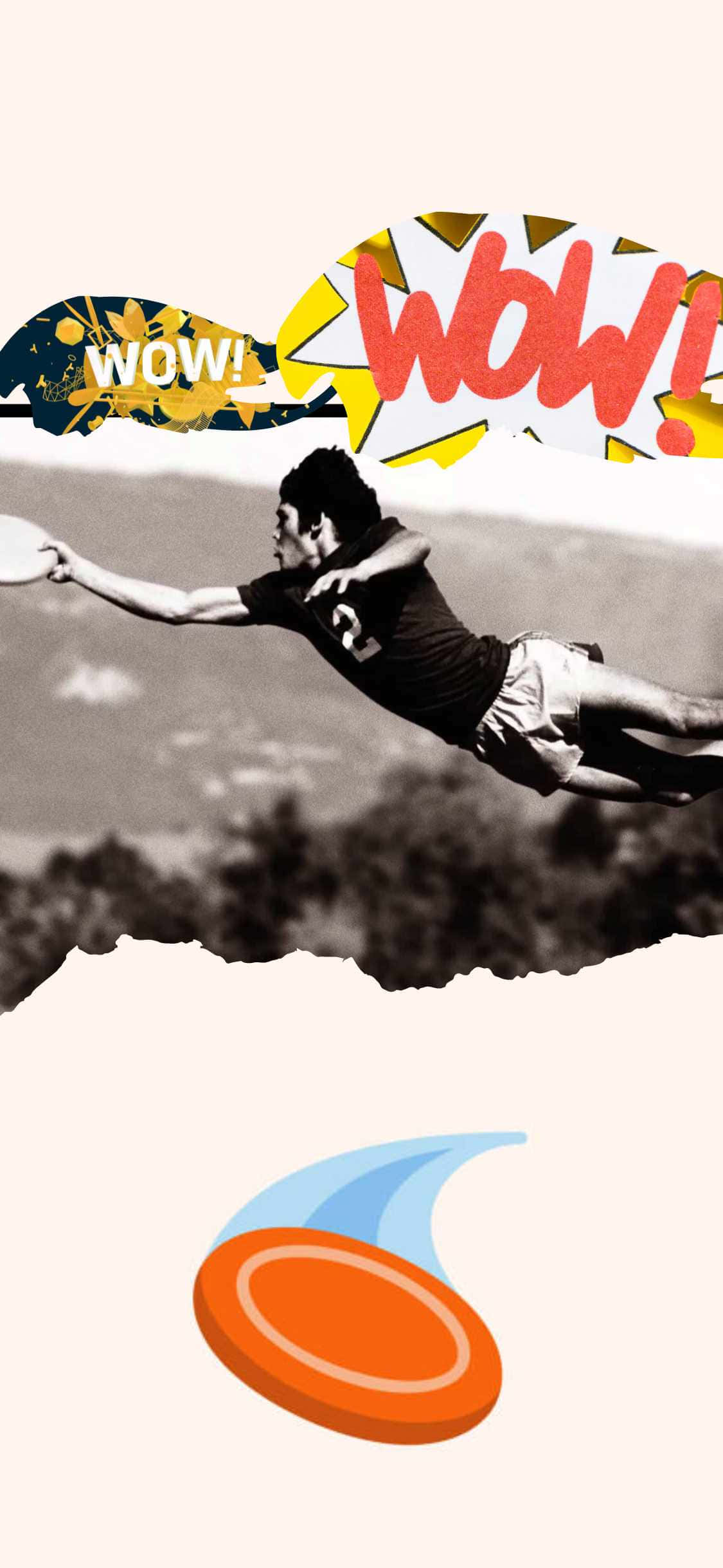 Fondo de Ultimate Frisbee para iPhone X con Diseños Gráficos Fondos de pantalla