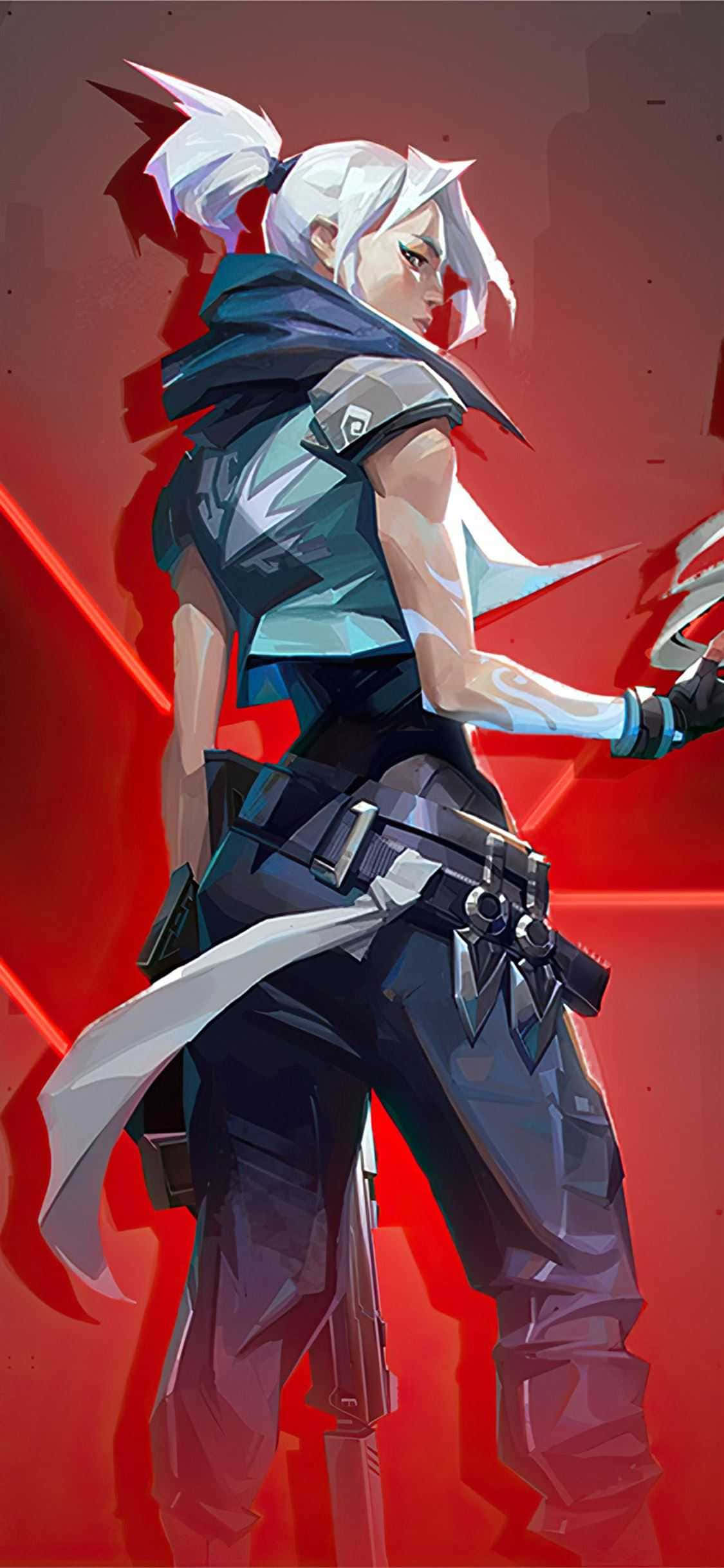 Fondo de Valorant para Pixel 3XL con Jett transparente Fondos de pantalla