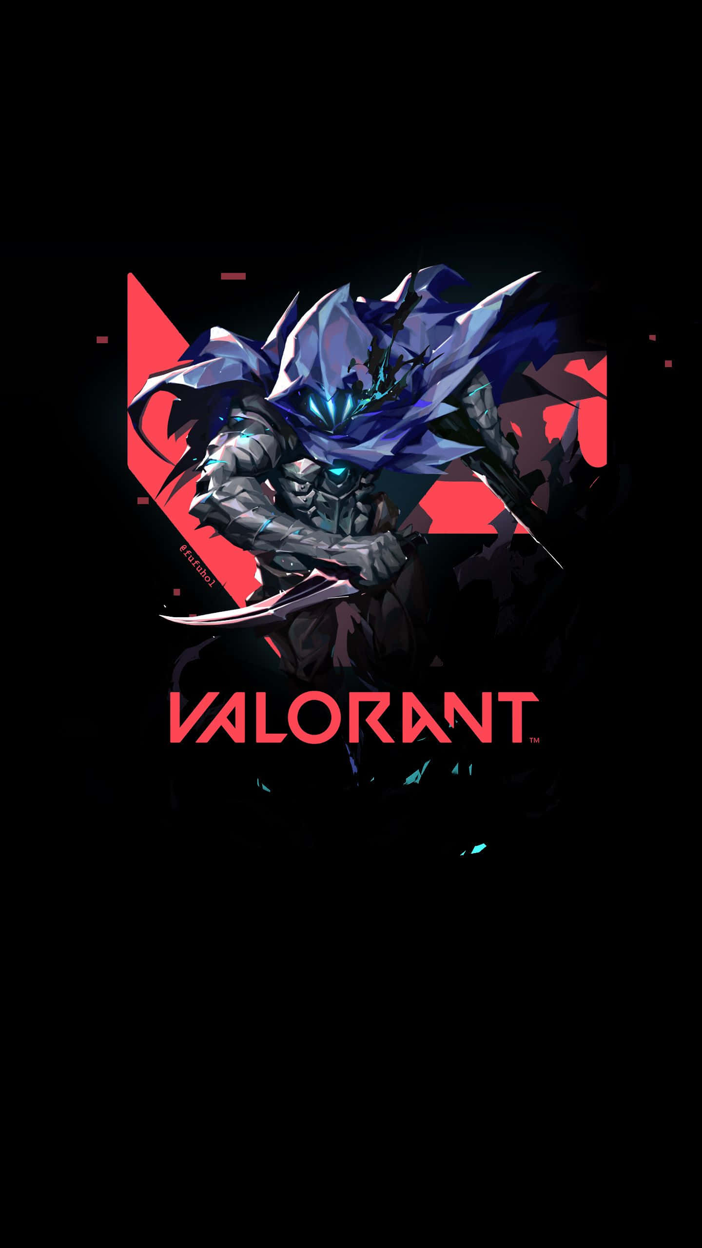 Fondo de Valorant para Pixel 3XL con Omen y el logo de Valorant Fondos de pantalla