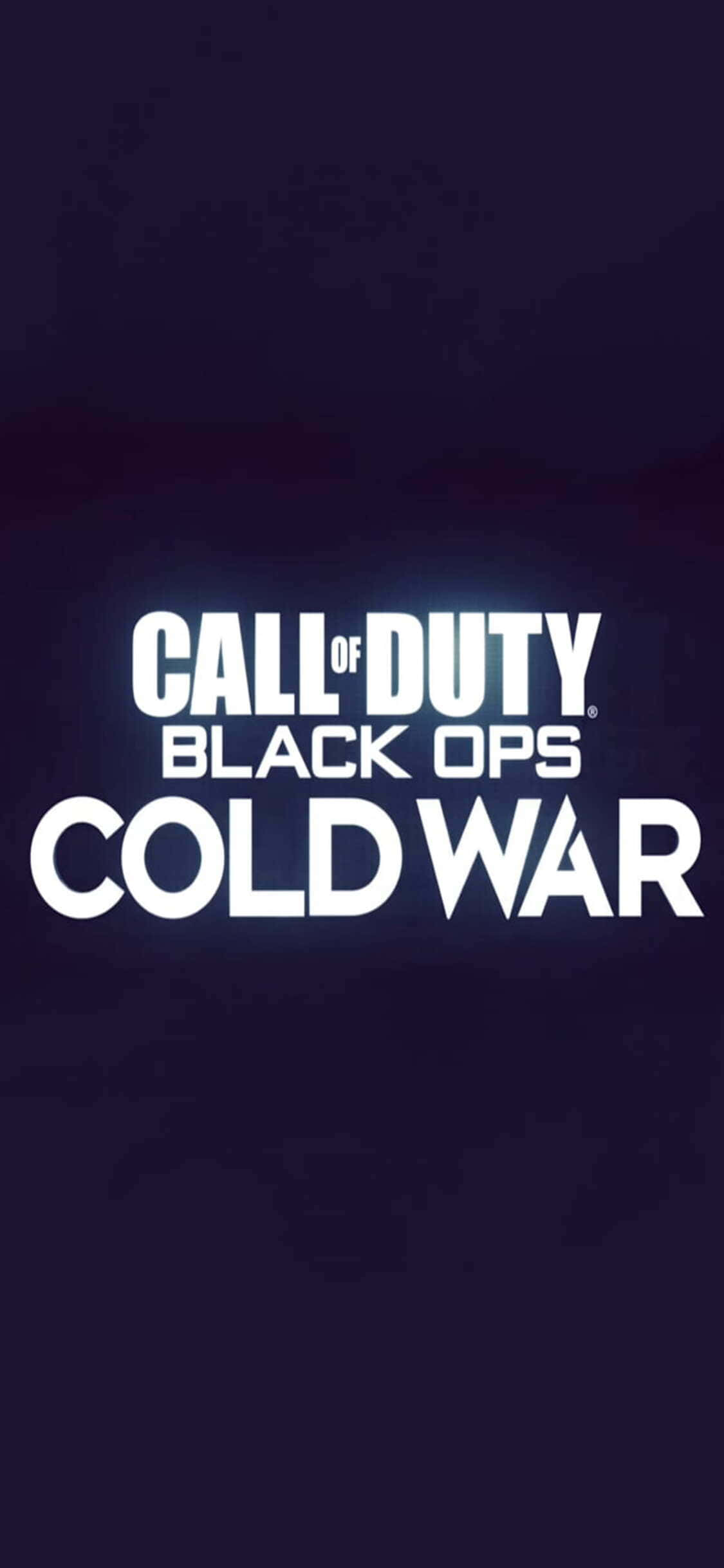 Fondo de Vector del Logotipo de Call of Duty Black Ops Cold War para iPhone XS Fondos de pantalla